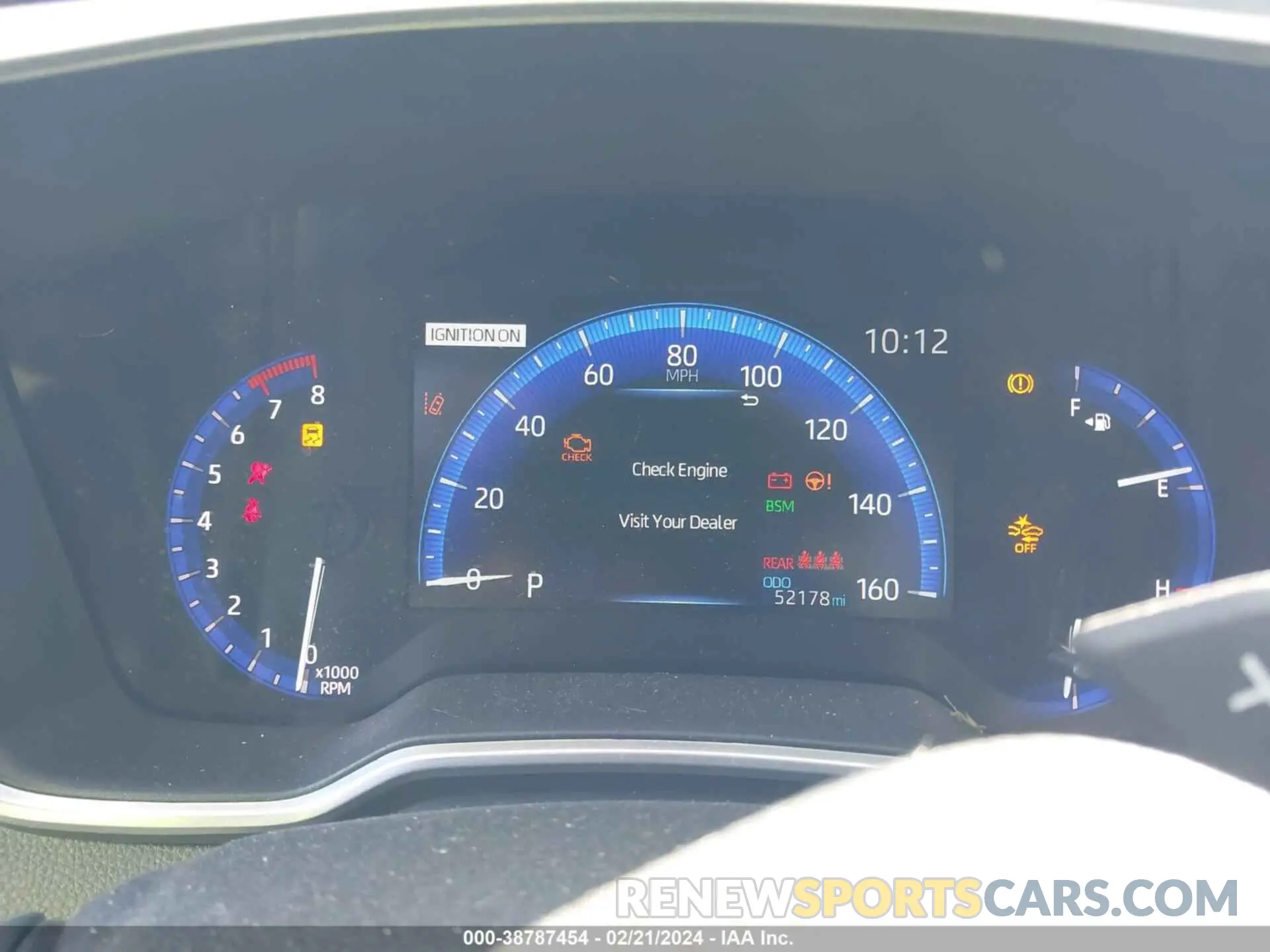 7 fotografías del automóvil dañado 5YFT4MCE9NP105391 TOYOTA COROLLA 2022