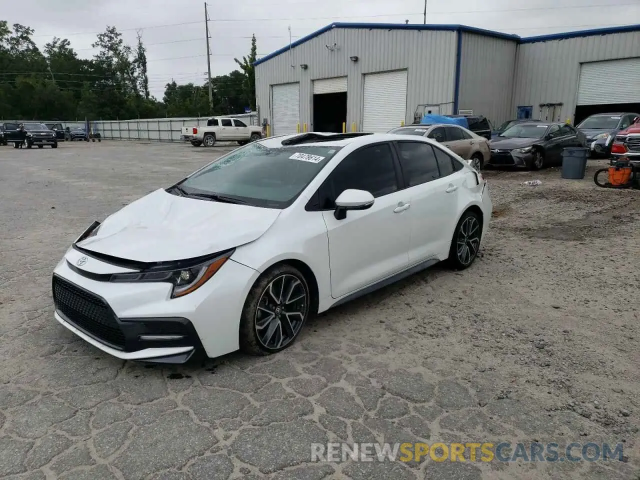 1 fotografías del automóvil dañado 5YFT4MCE9NP131036 TOYOTA COROLLA 2022