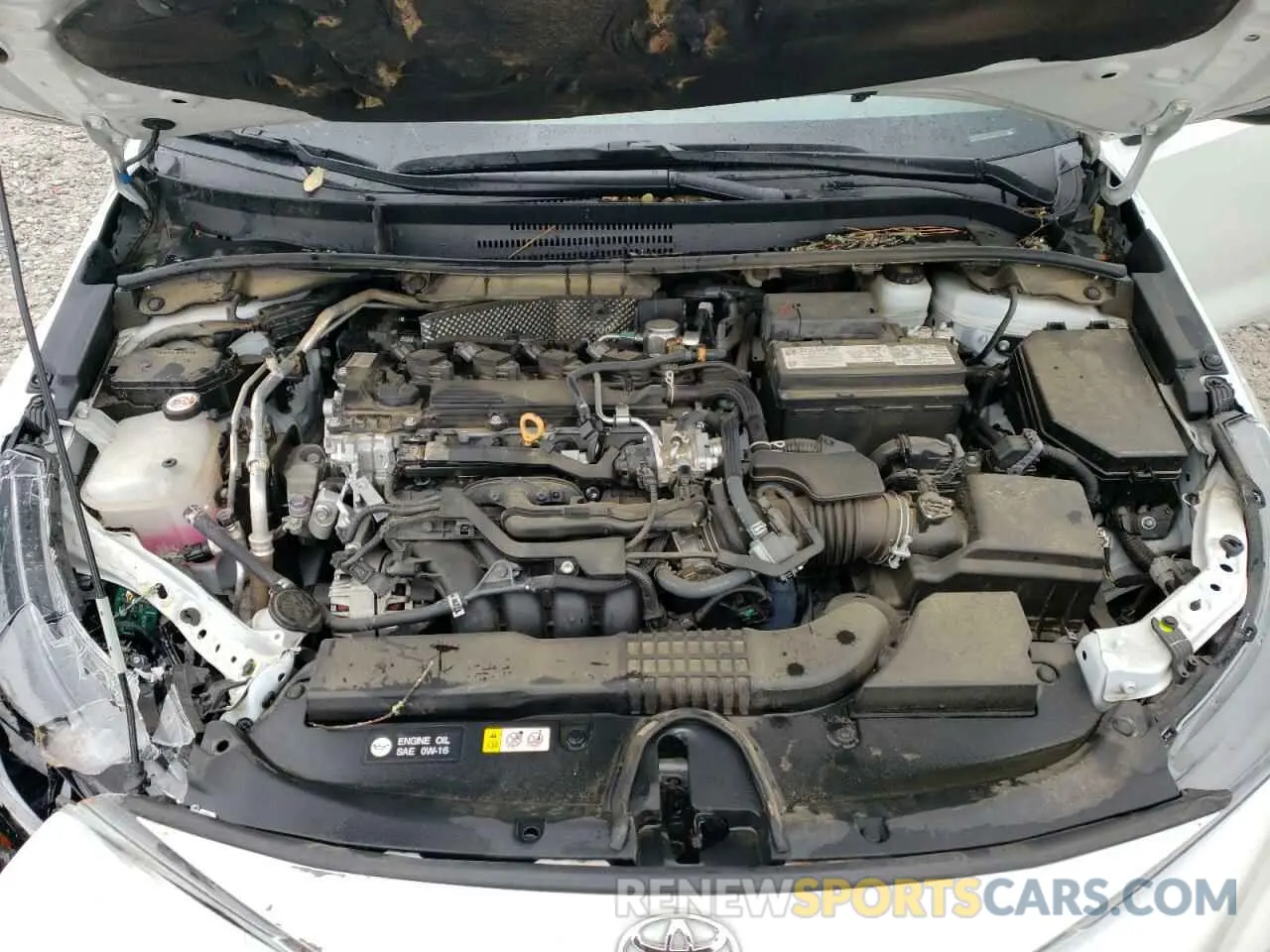 11 fotografías del automóvil dañado 5YFT4MCE9NP131036 TOYOTA COROLLA 2022