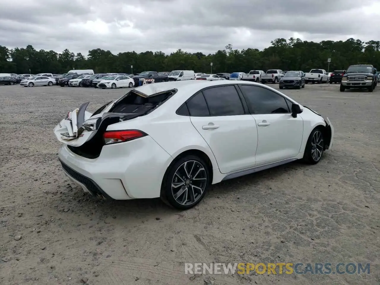 3 fotografías del automóvil dañado 5YFT4MCE9NP131036 TOYOTA COROLLA 2022