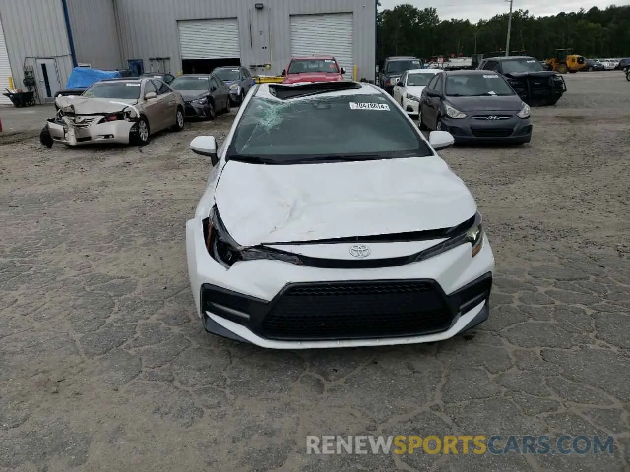 5 fotografías del automóvil dañado 5YFT4MCE9NP131036 TOYOTA COROLLA 2022