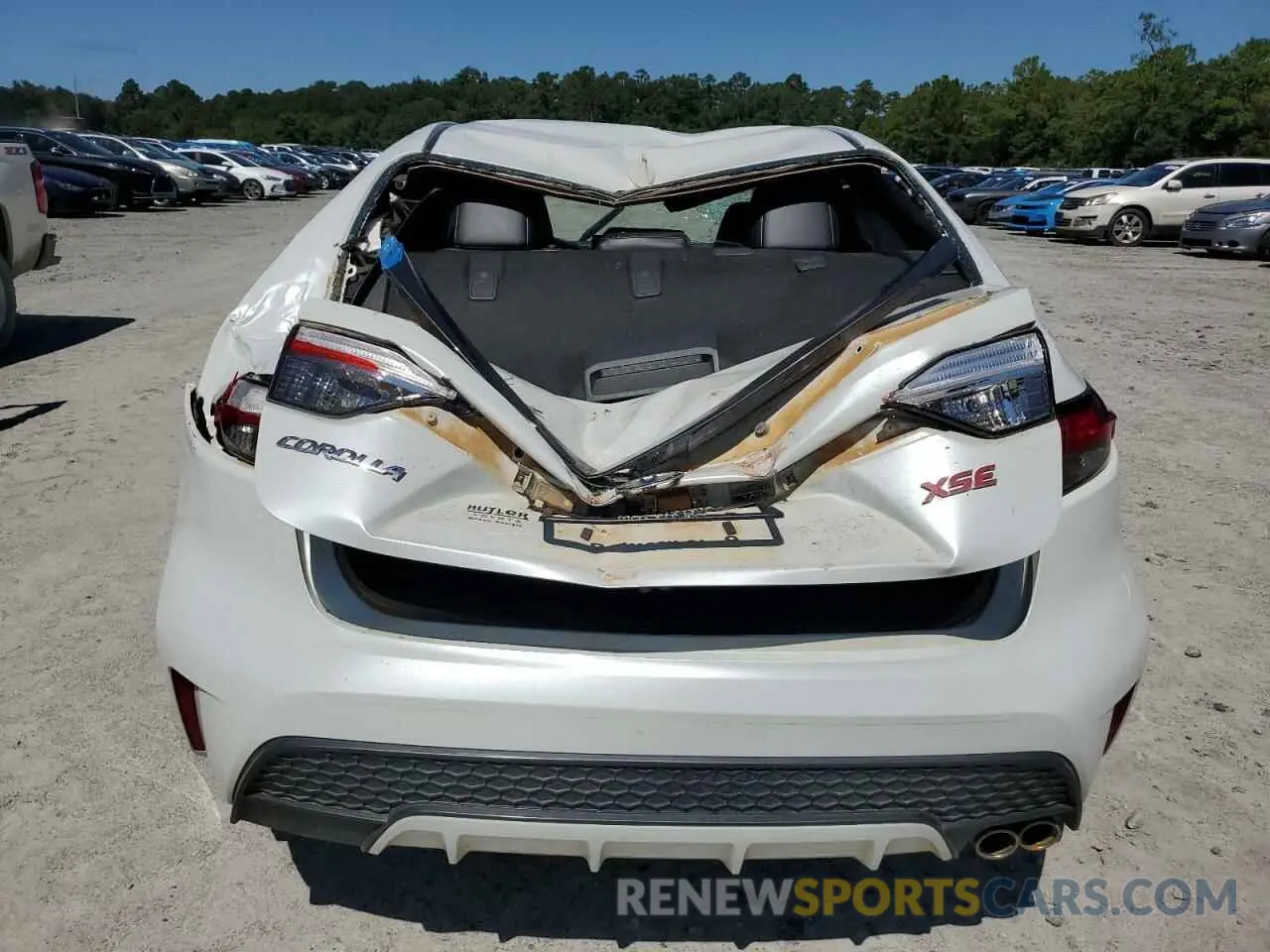 6 fotografías del automóvil dañado 5YFT4MCE9NP131036 TOYOTA COROLLA 2022