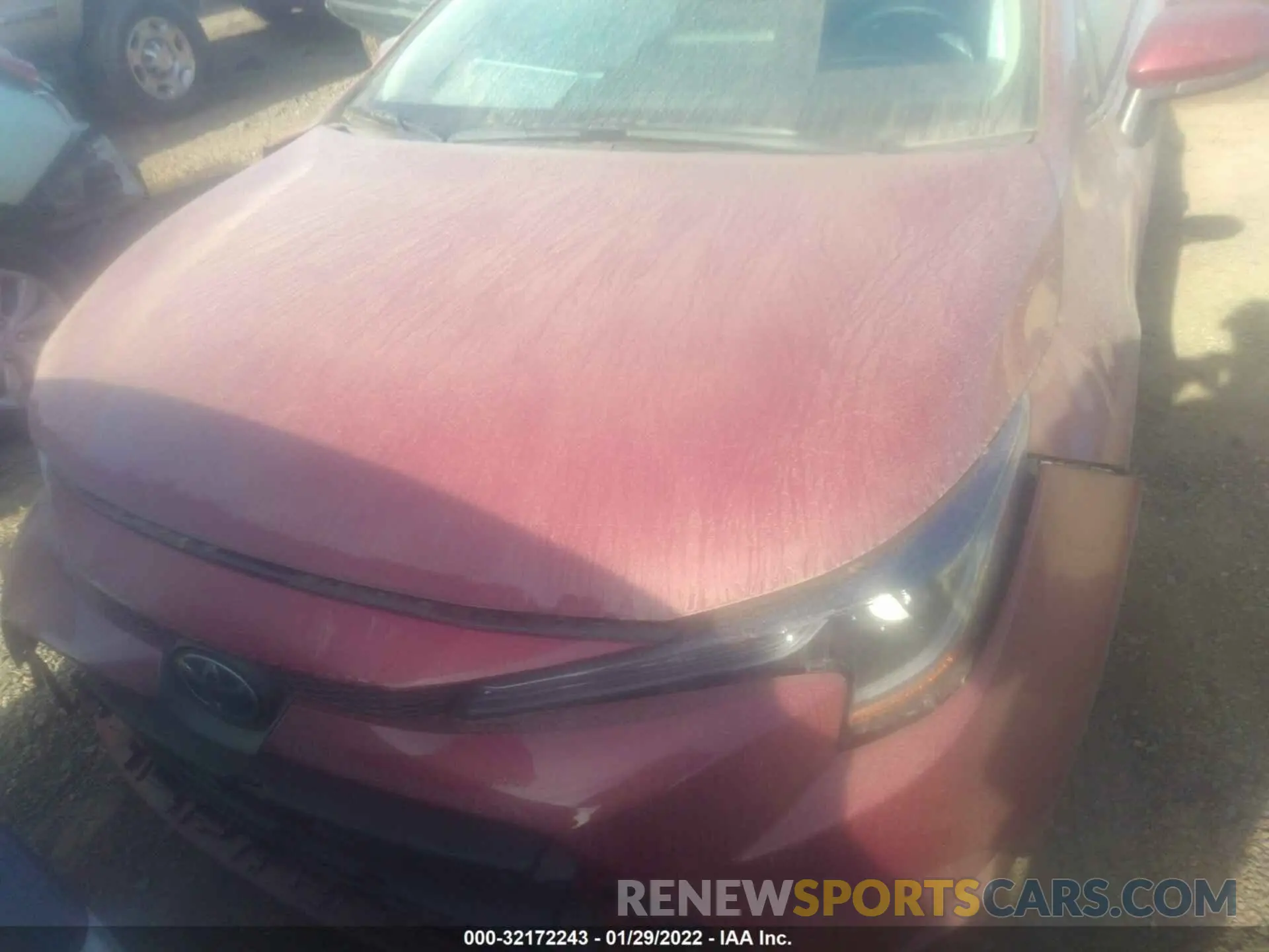 10 fotografías del automóvil dañado 5YFVPMAE2NP279435 TOYOTA COROLLA 2022