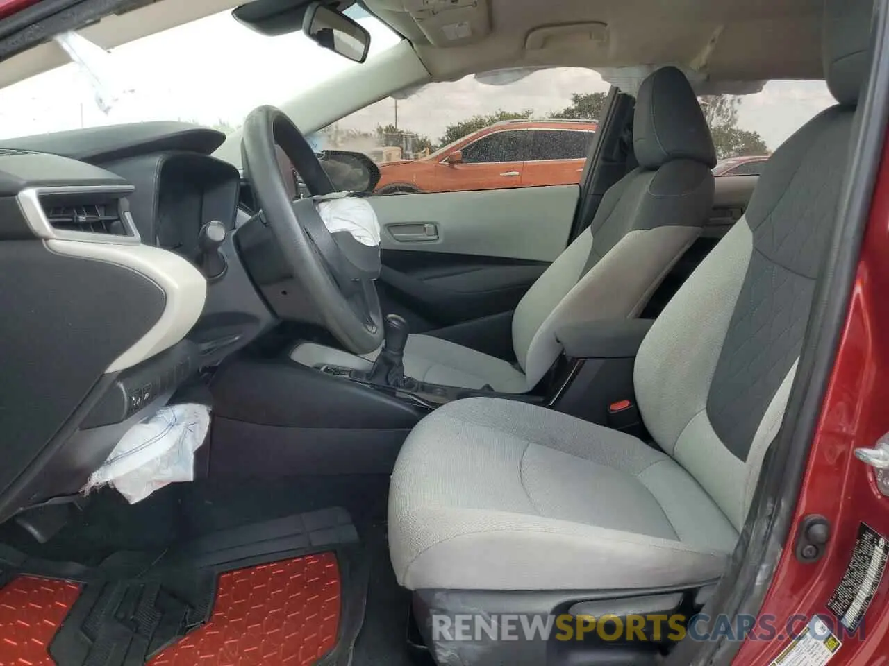 7 fotografías del automóvil dañado 5YFVPMAE2NP318959 TOYOTA COROLLA 2022