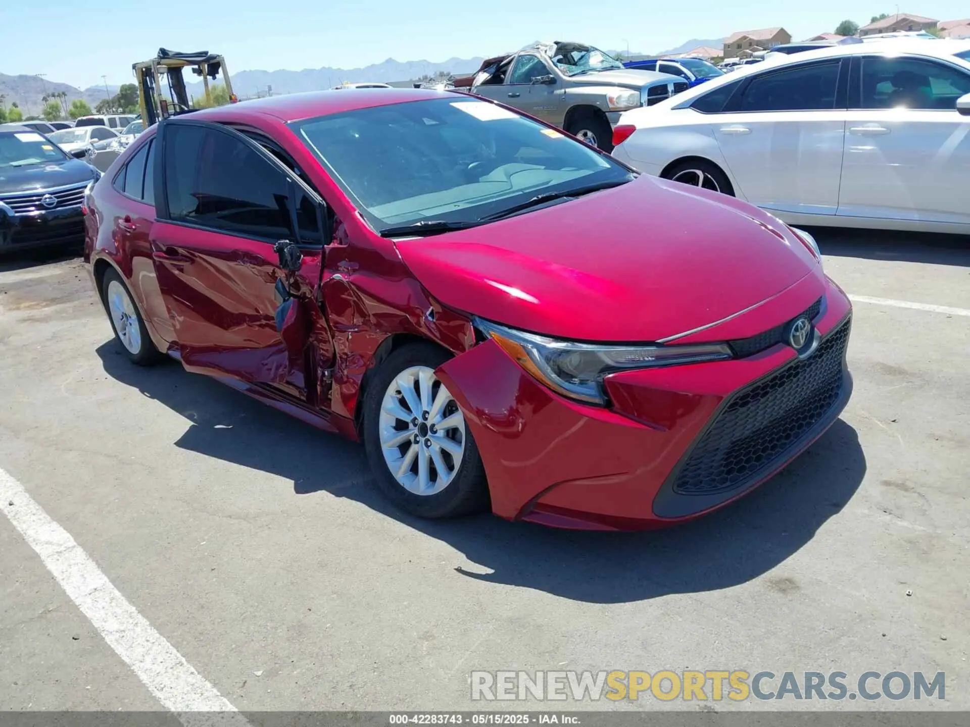 1 fotografías del automóvil dañado 5YFVPMAE4NP363708 TOYOTA COROLLA 2022