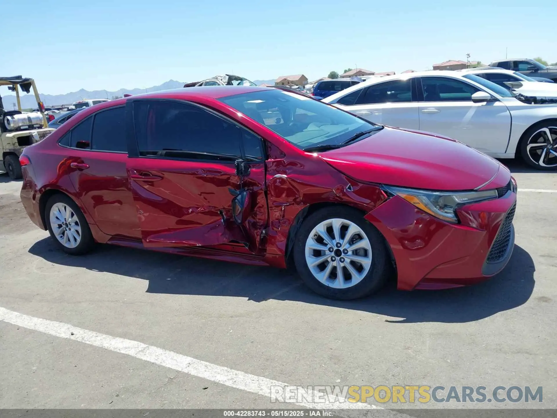 6 fotografías del automóvil dañado 5YFVPMAE4NP363708 TOYOTA COROLLA 2022