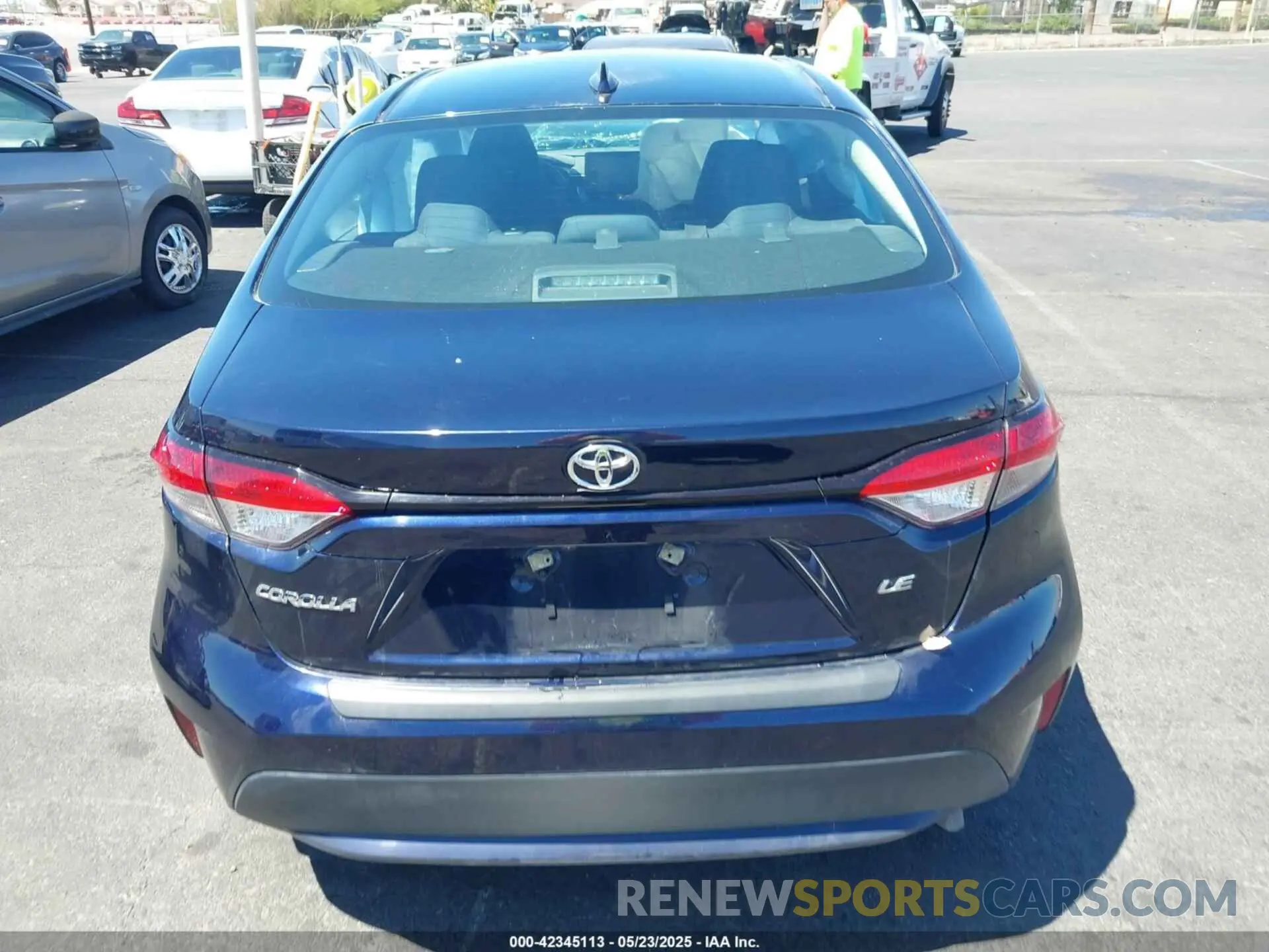 15 fotografías del automóvil dañado 5YFVPMAE5NP291871 TOYOTA COROLLA 2022