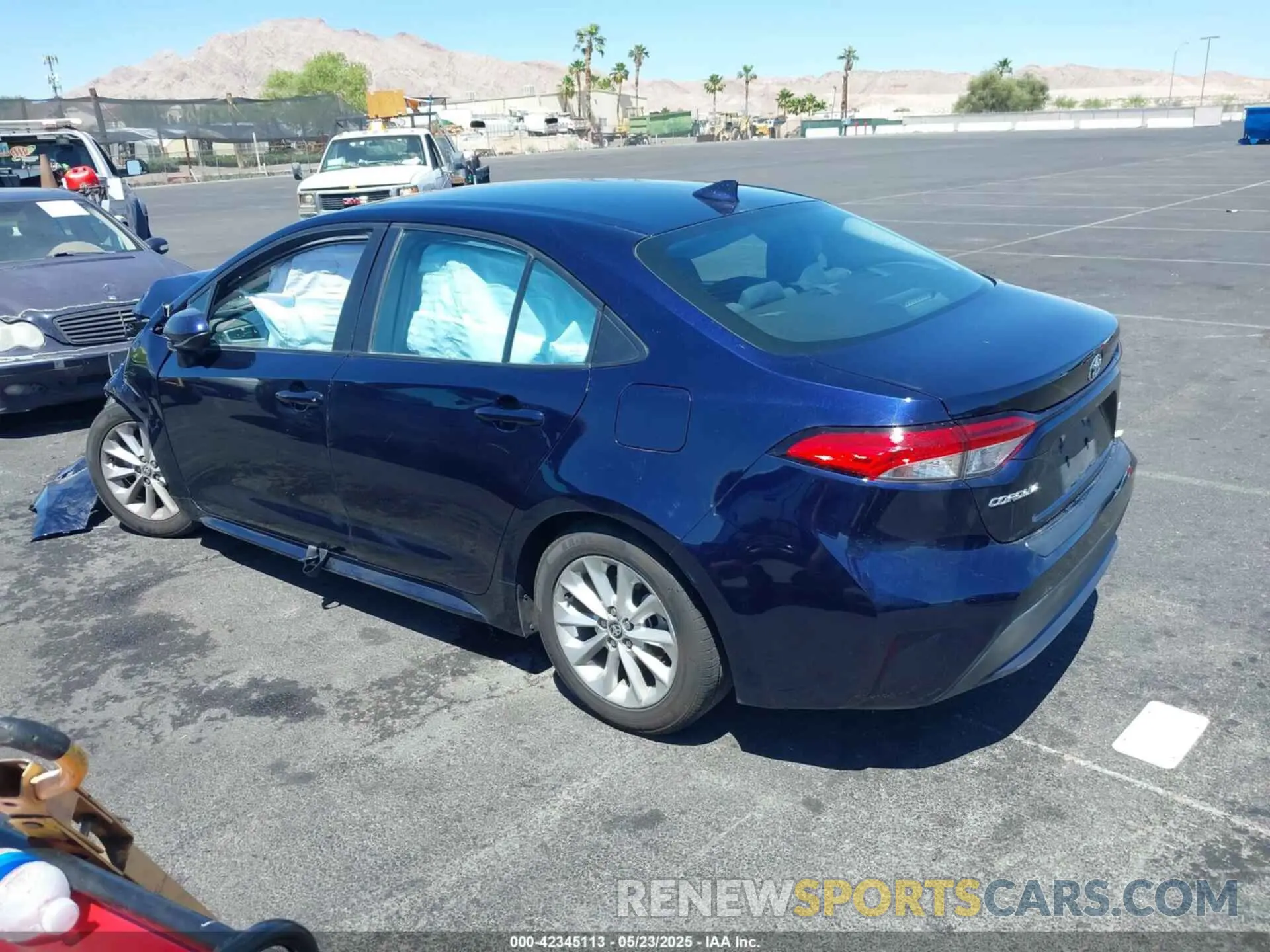 3 fotografías del automóvil dañado 5YFVPMAE5NP291871 TOYOTA COROLLA 2022