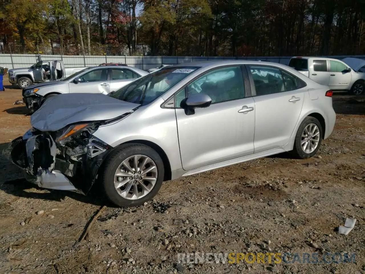 1 fotografías del automóvil dañado 5YFVPMAE7NP321002 TOYOTA COROLLA 2022