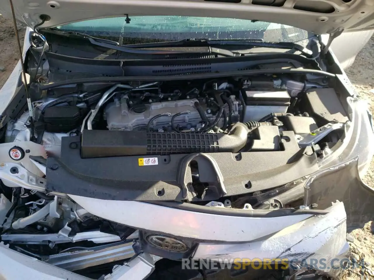 11 fotografías del automóvil dañado 5YFVPMAE7NP321002 TOYOTA COROLLA 2022