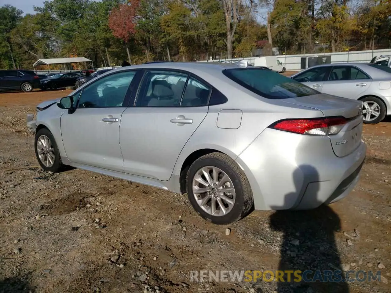 2 fotografías del automóvil dañado 5YFVPMAE7NP321002 TOYOTA COROLLA 2022