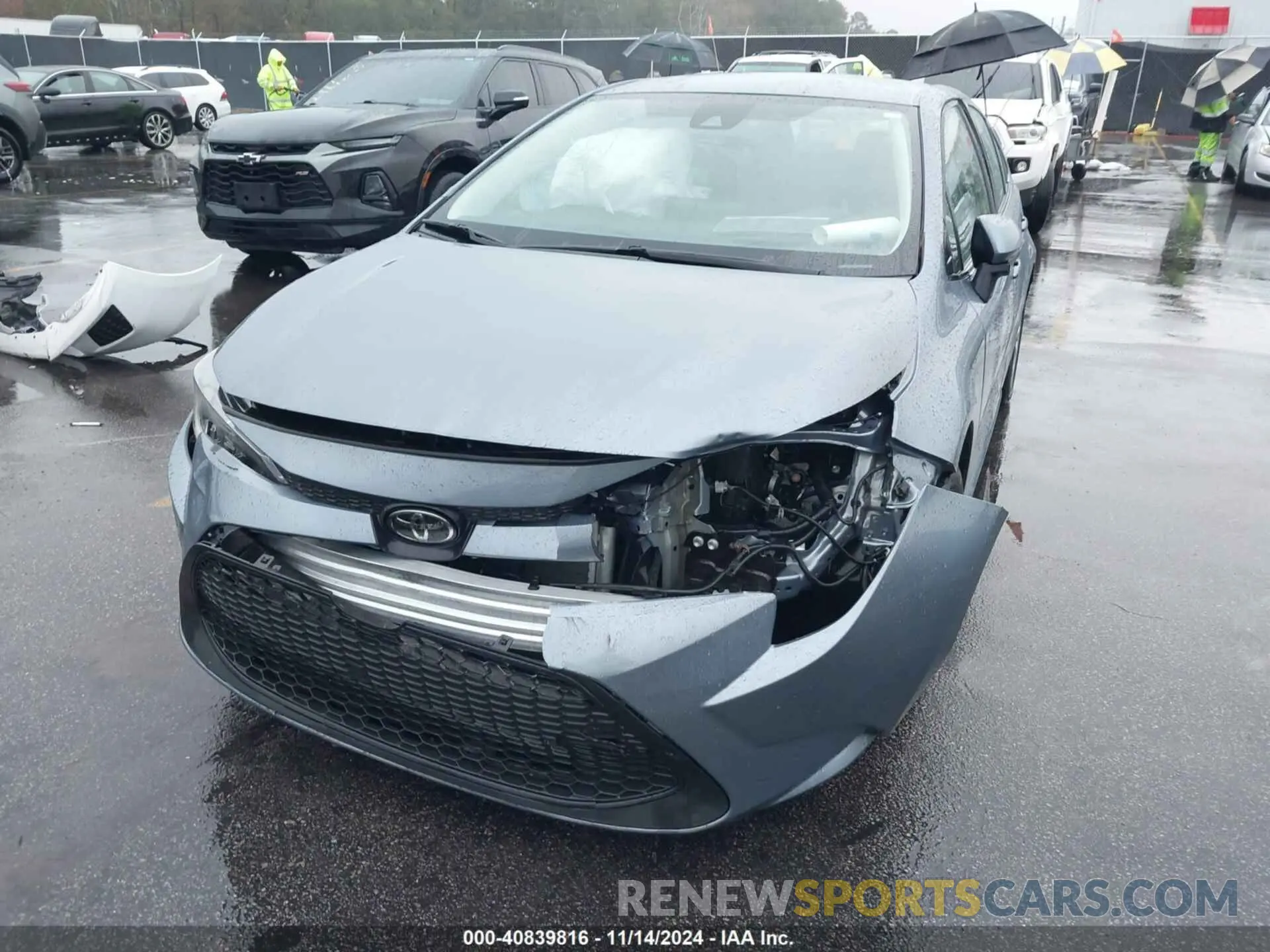 6 fotografías del automóvil dañado 5YFVPMAE8NP322143 TOYOTA COROLLA 2022
