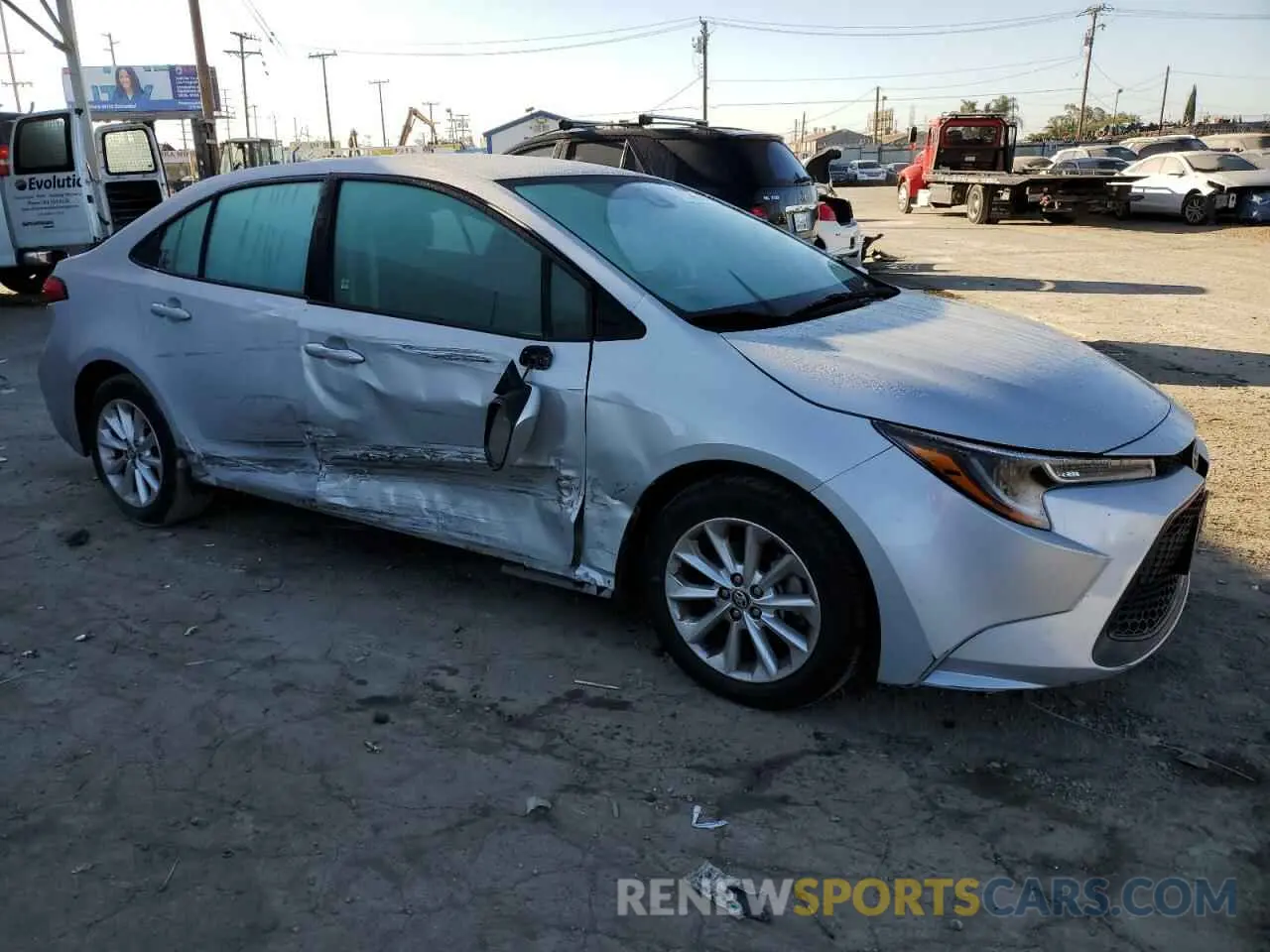 4 fotografías del automóvil dañado 5YFVPMAE9NP292506 TOYOTA COROLLA 2022