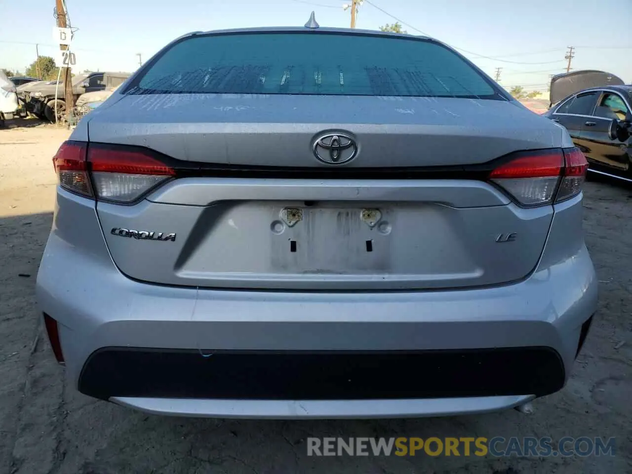 6 fotografías del automóvil dañado 5YFVPMAE9NP292506 TOYOTA COROLLA 2022