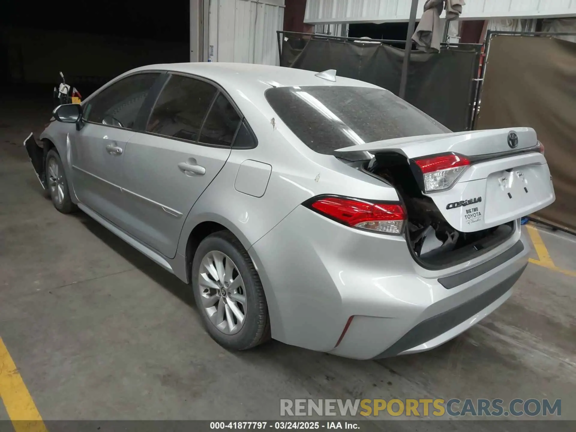 3 fotografías del automóvil dañado 5YFVPMAEXNP301360 TOYOTA COROLLA 2022