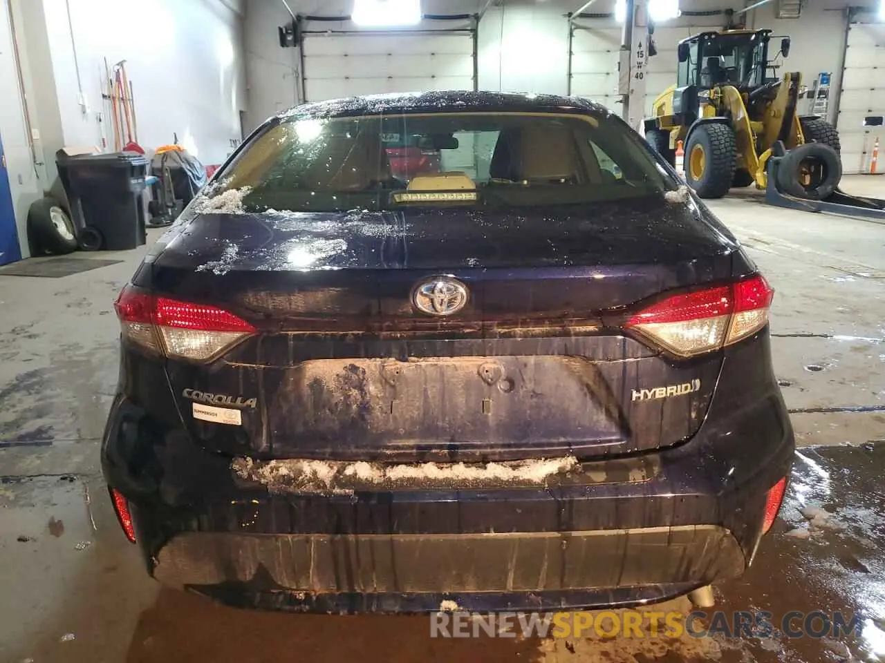 6 fotografías del automóvil dañado JTDBAMDE0NJ054337 TOYOTA COROLLA 2022
