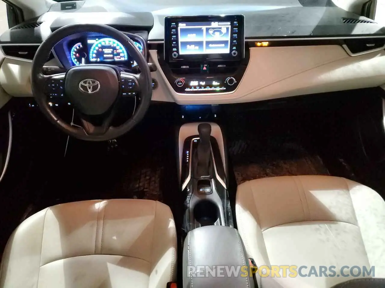 8 fotografías del automóvil dañado JTDBAMDE0NJ054337 TOYOTA COROLLA 2022