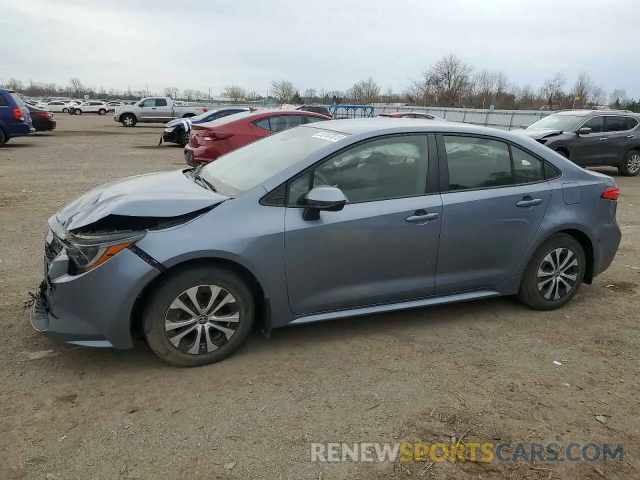 1 fotografías del automóvil dañado JTDBAMDE8NJ037172 TOYOTA COROLLA 2022