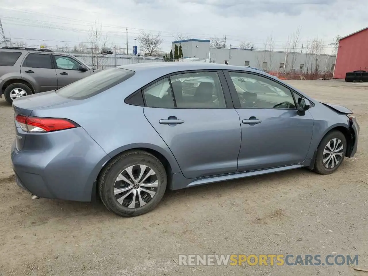 3 fotografías del automóvil dañado JTDBAMDE8NJ037172 TOYOTA COROLLA 2022