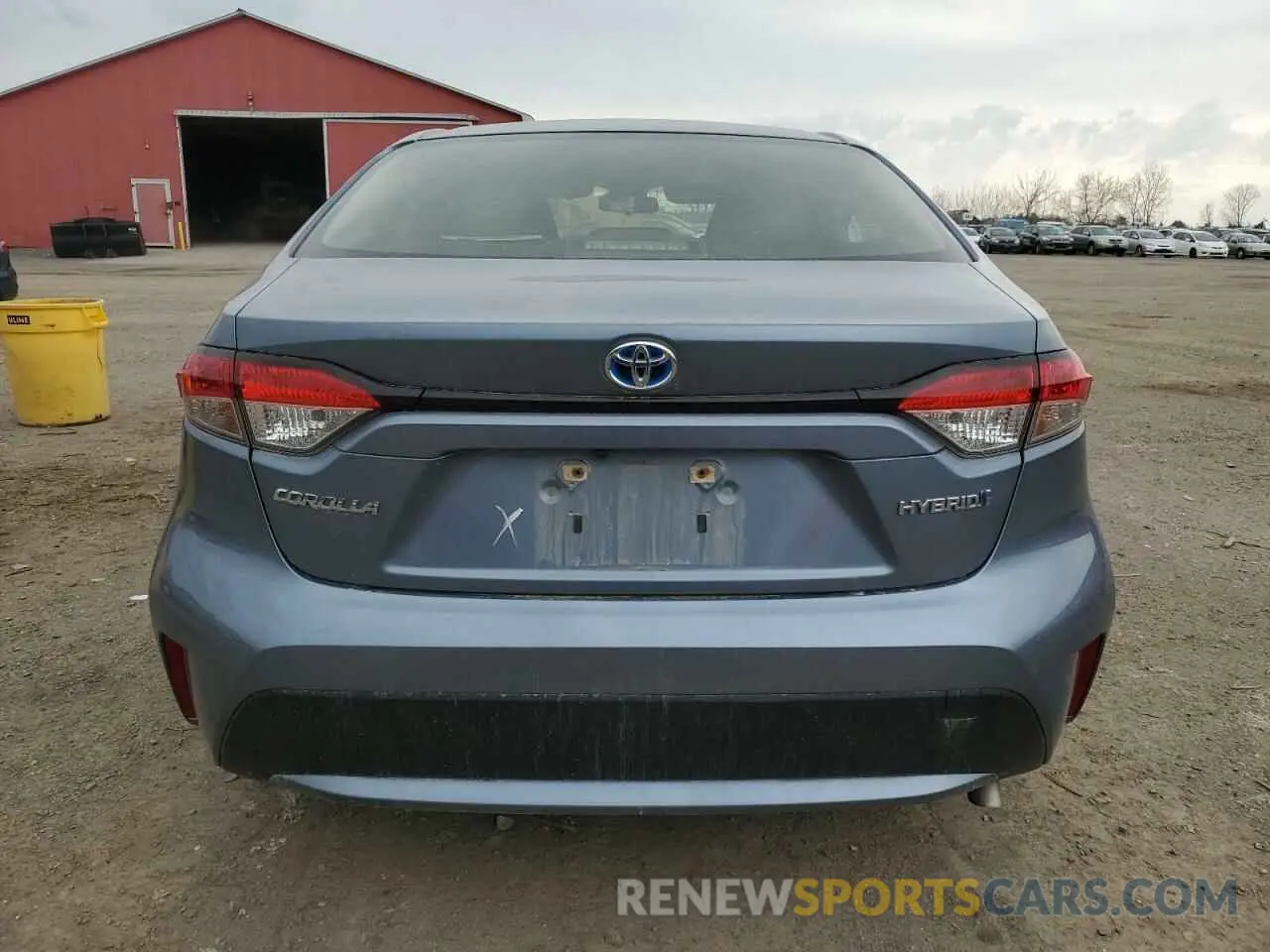 6 fotografías del automóvil dañado JTDBAMDE8NJ037172 TOYOTA COROLLA 2022