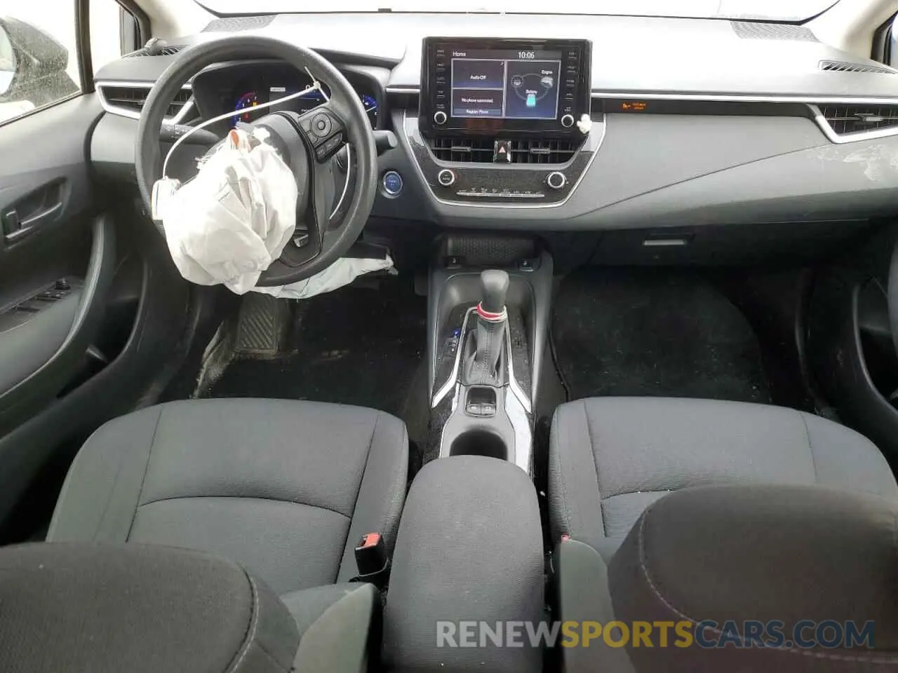 8 fotografías del automóvil dañado JTDBAMDE8NJ037172 TOYOTA COROLLA 2022