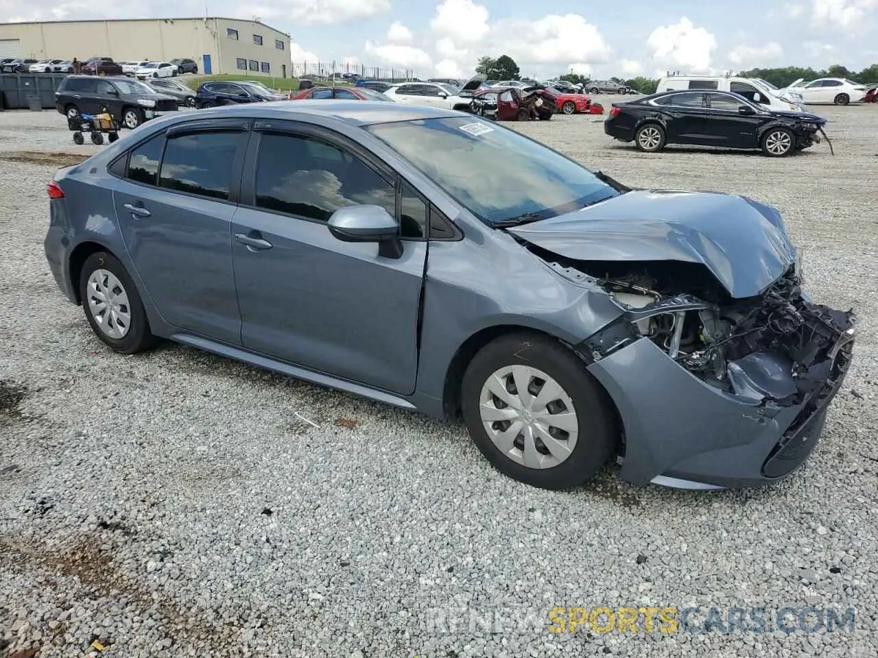 4 fotografías del automóvil dañado JTDDPMAE8N3002583 TOYOTA COROLLA 2022