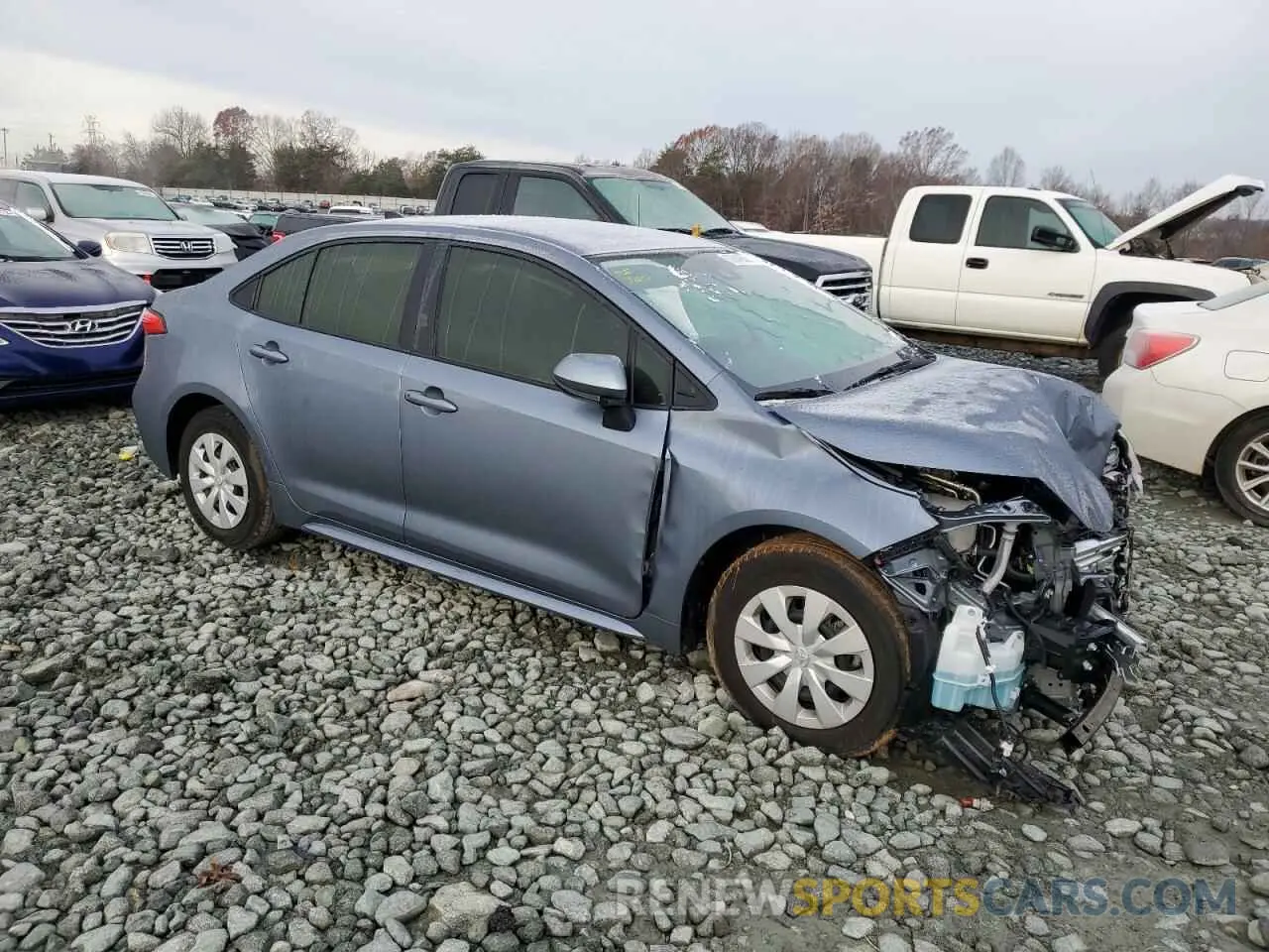 4 fotografías del automóvil dañado JTDDPMAE8N3016323 TOYOTA COROLLA 2022
