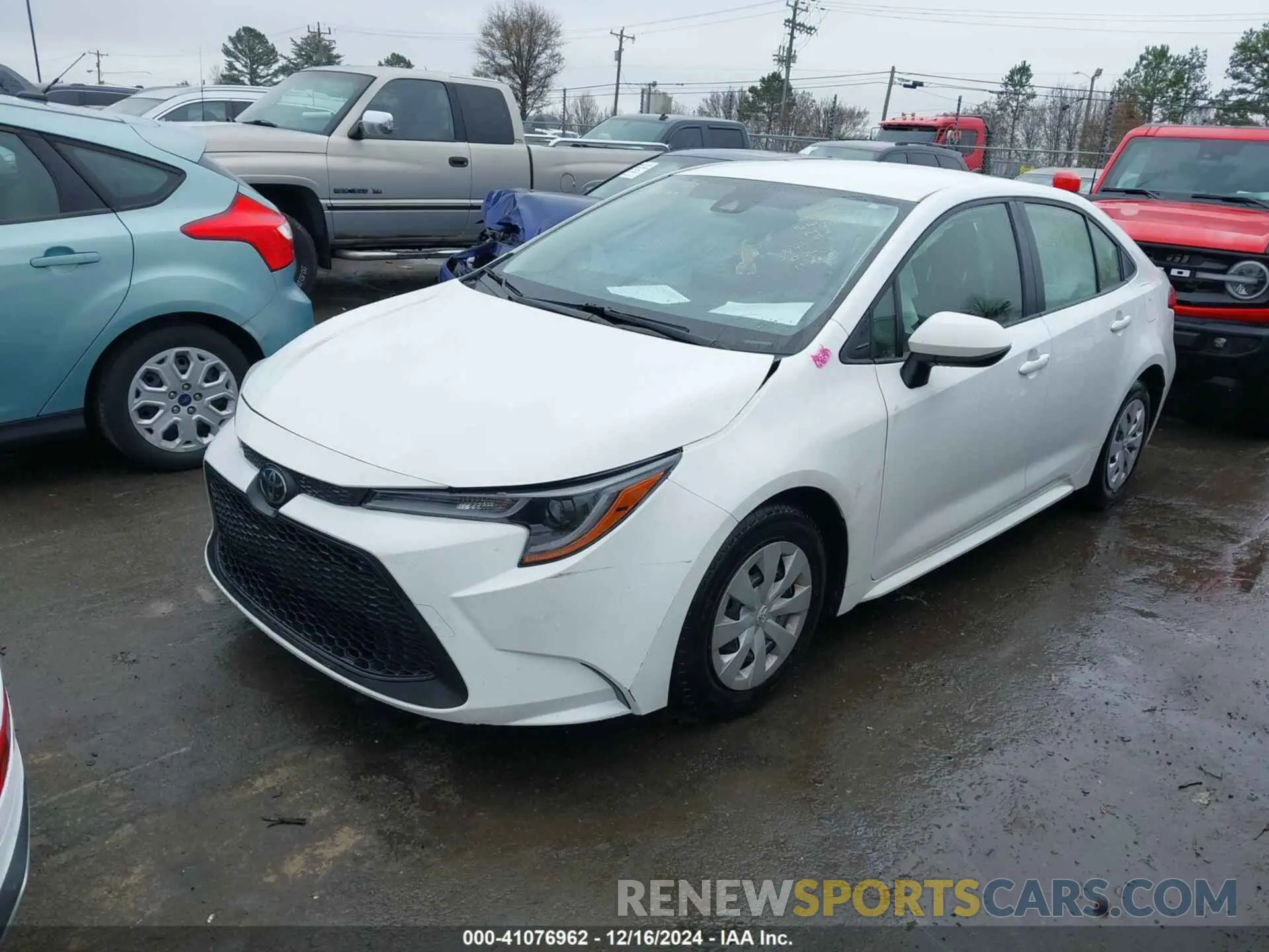 2 fotografías del automóvil dañado JTDDPMAEXN3026710 TOYOTA COROLLA 2022