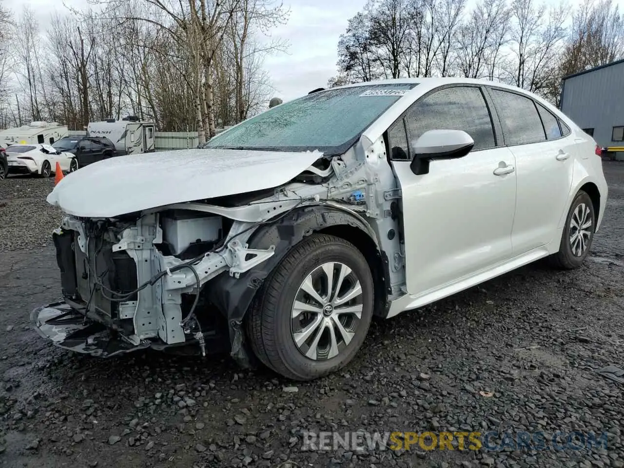 1 fotografías del automóvil dañado JTDEAMDE0N3014003 TOYOTA COROLLA 2022
