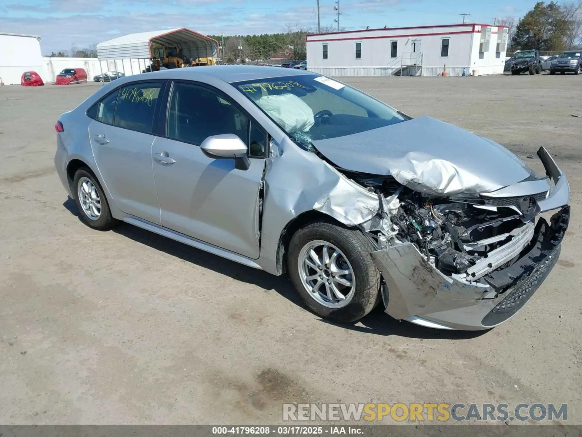 1 fotografías del automóvil dañado JTDEAMDE0NJ043464 TOYOTA COROLLA 2022