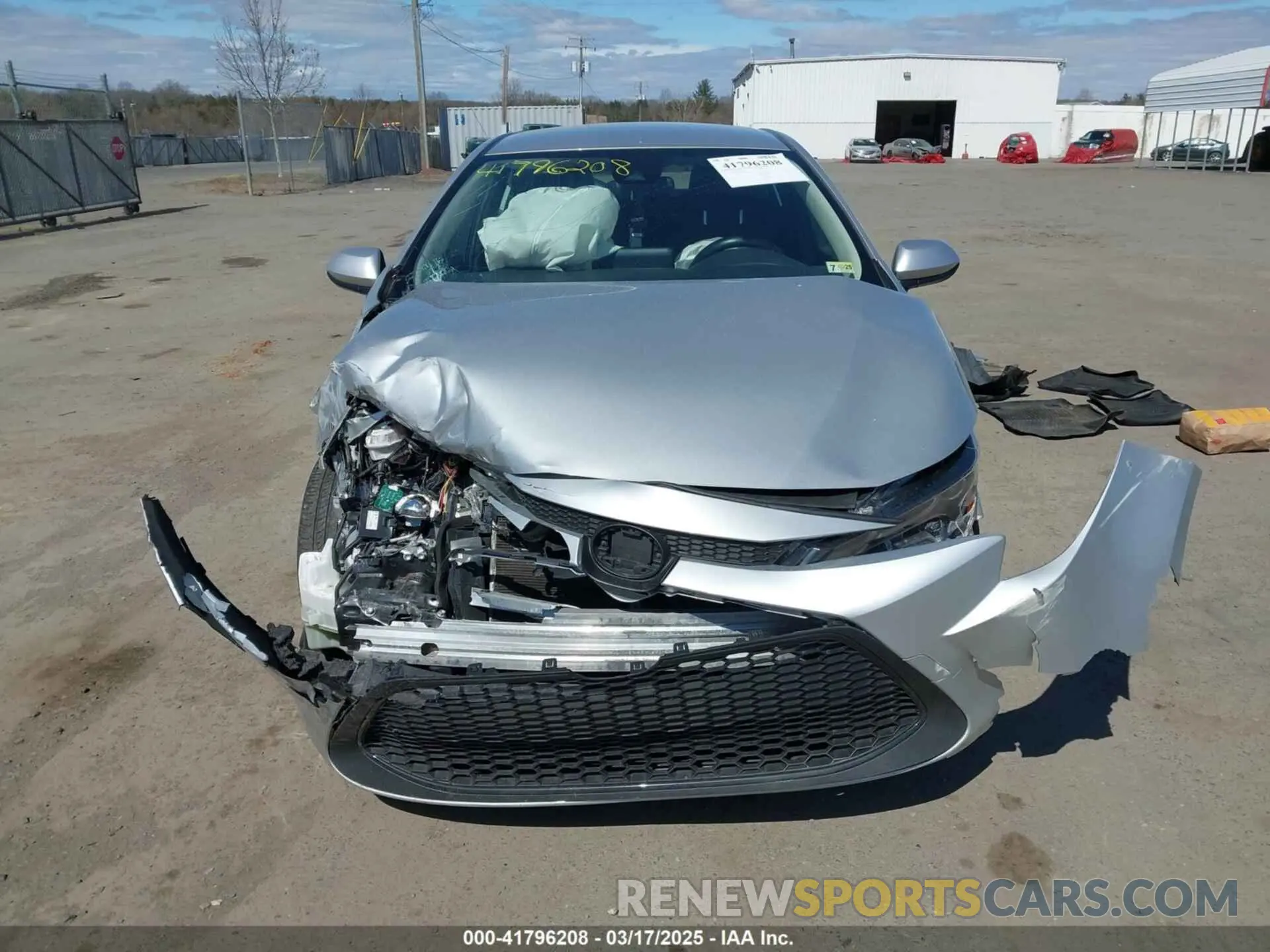 13 fotografías del automóvil dañado JTDEAMDE0NJ043464 TOYOTA COROLLA 2022