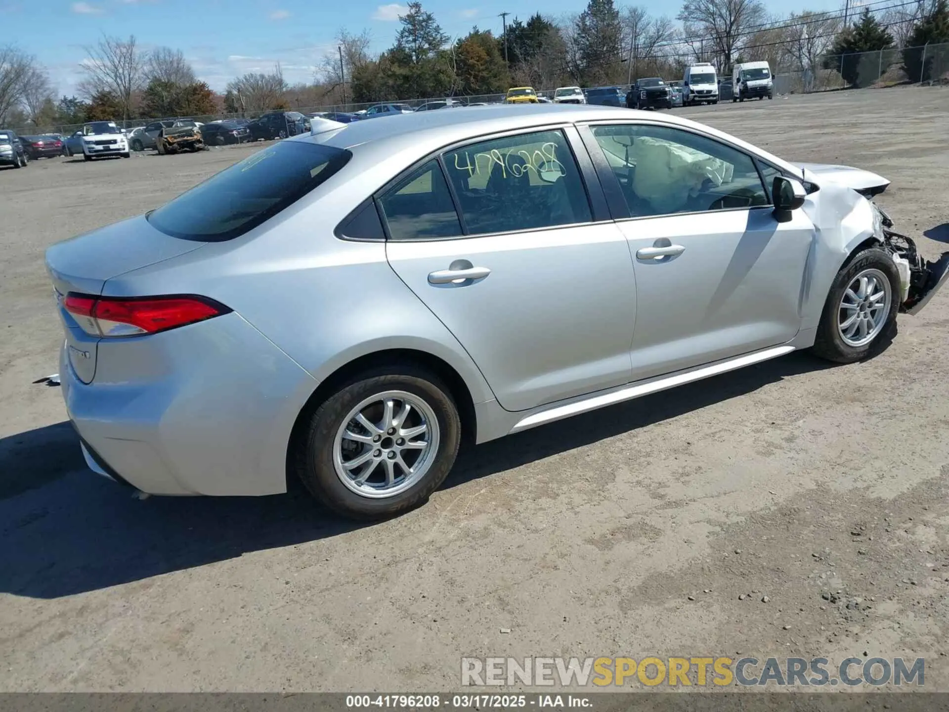 4 fotografías del automóvil dañado JTDEAMDE0NJ043464 TOYOTA COROLLA 2022