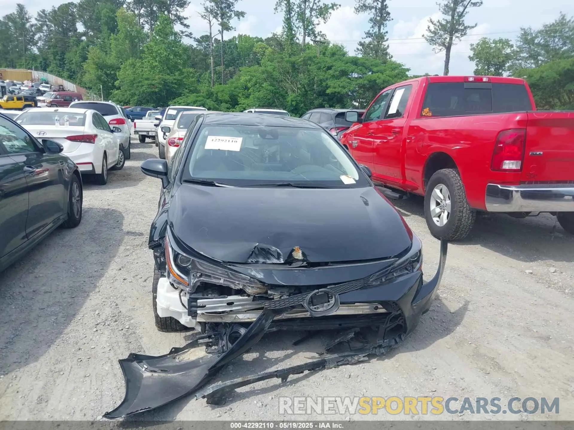 11 fotografías del automóvil dañado JTDEAMDE0NJ046753 TOYOTA COROLLA 2022