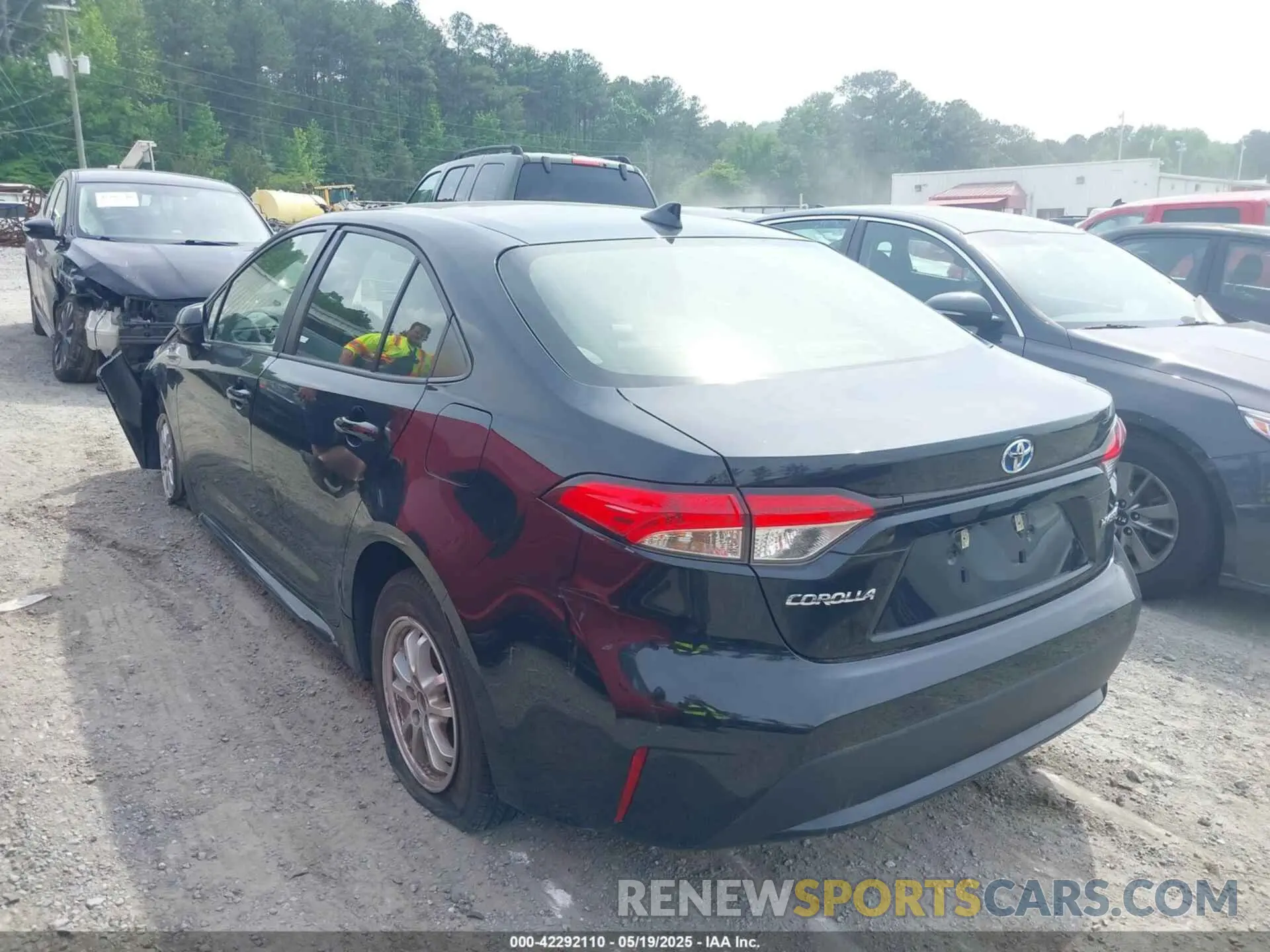 3 fotografías del automóvil dañado JTDEAMDE0NJ046753 TOYOTA COROLLA 2022