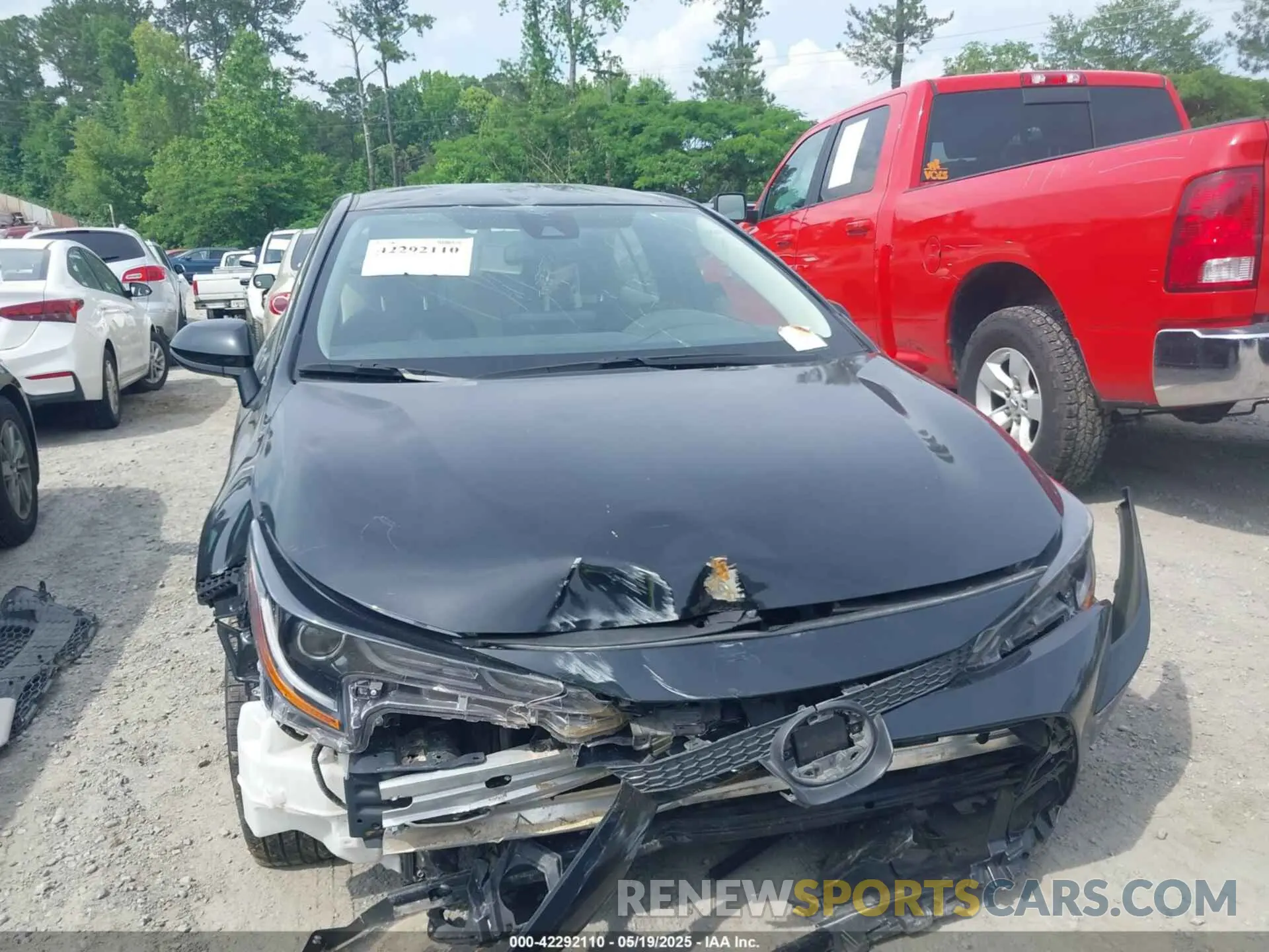 6 fotografías del automóvil dañado JTDEAMDE0NJ046753 TOYOTA COROLLA 2022