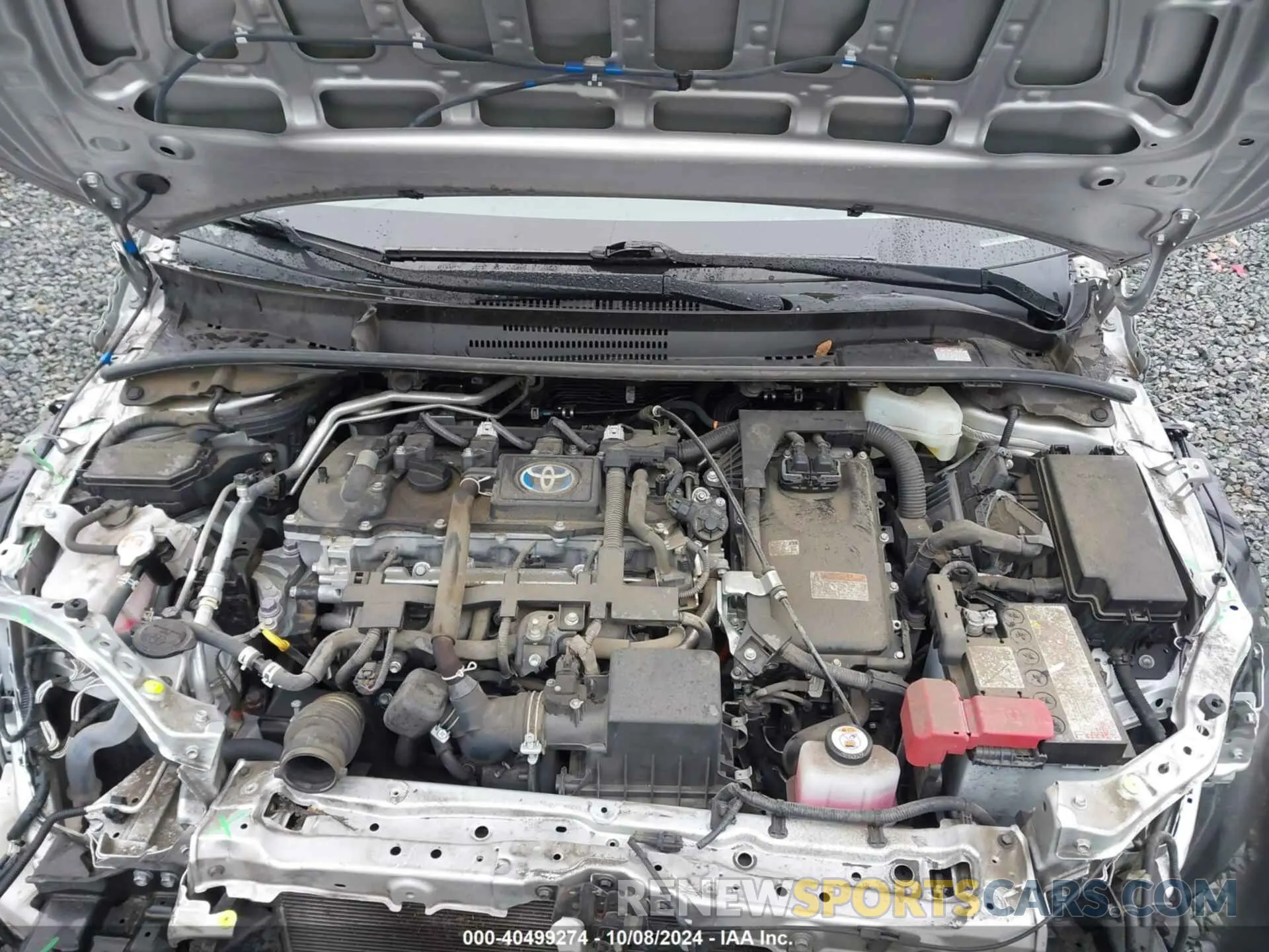 10 fotografías del automóvil dañado JTDEAMDE0NJ047613 TOYOTA COROLLA 2022