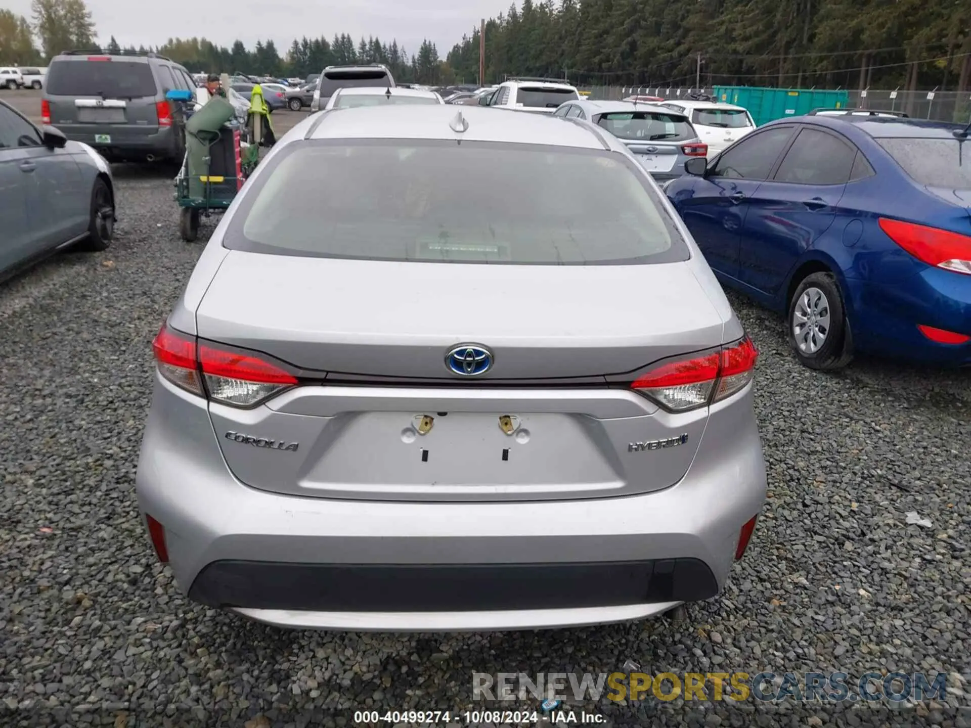 17 fotografías del automóvil dañado JTDEAMDE0NJ047613 TOYOTA COROLLA 2022