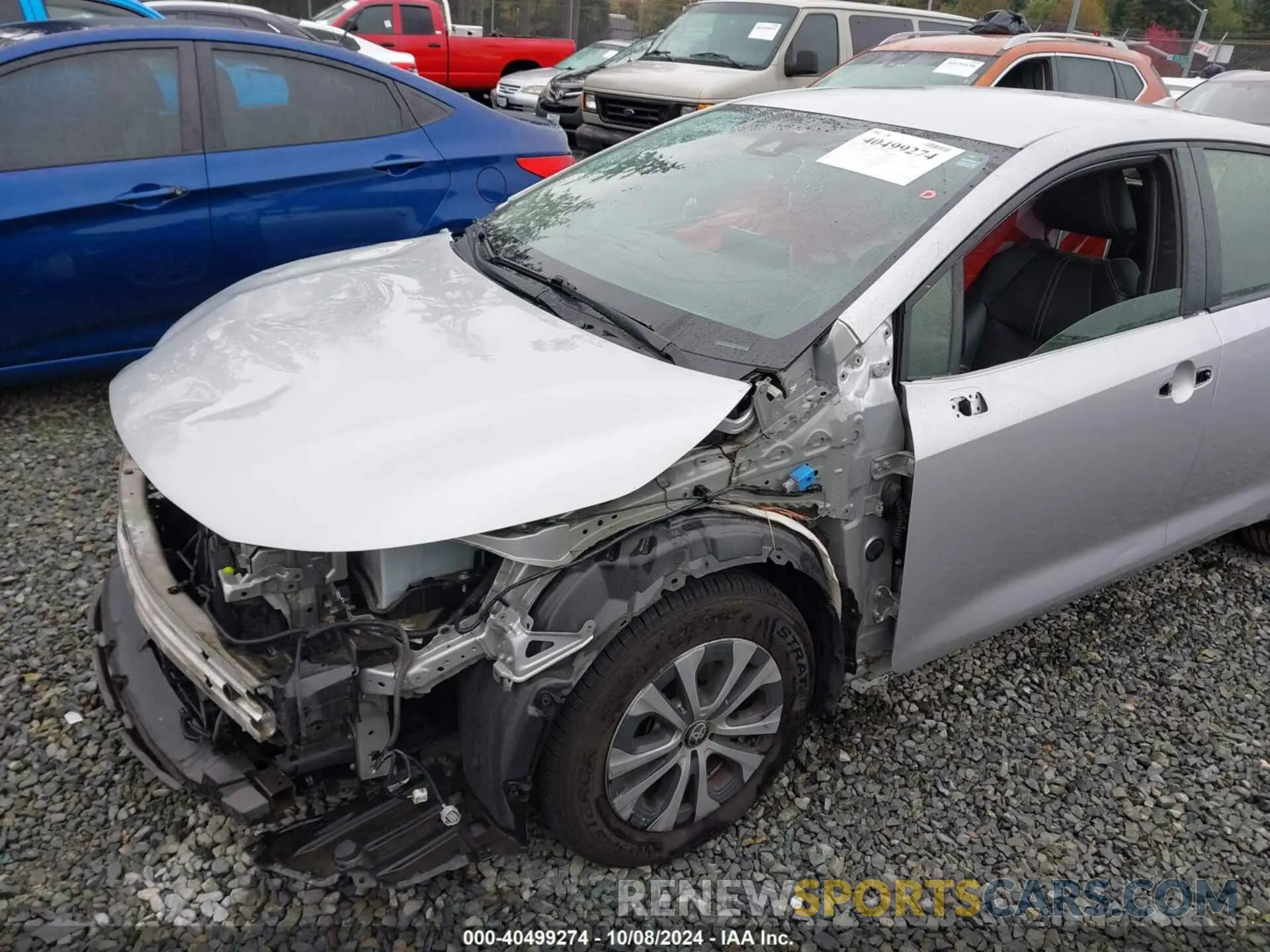 6 fotografías del automóvil dañado JTDEAMDE0NJ047613 TOYOTA COROLLA 2022