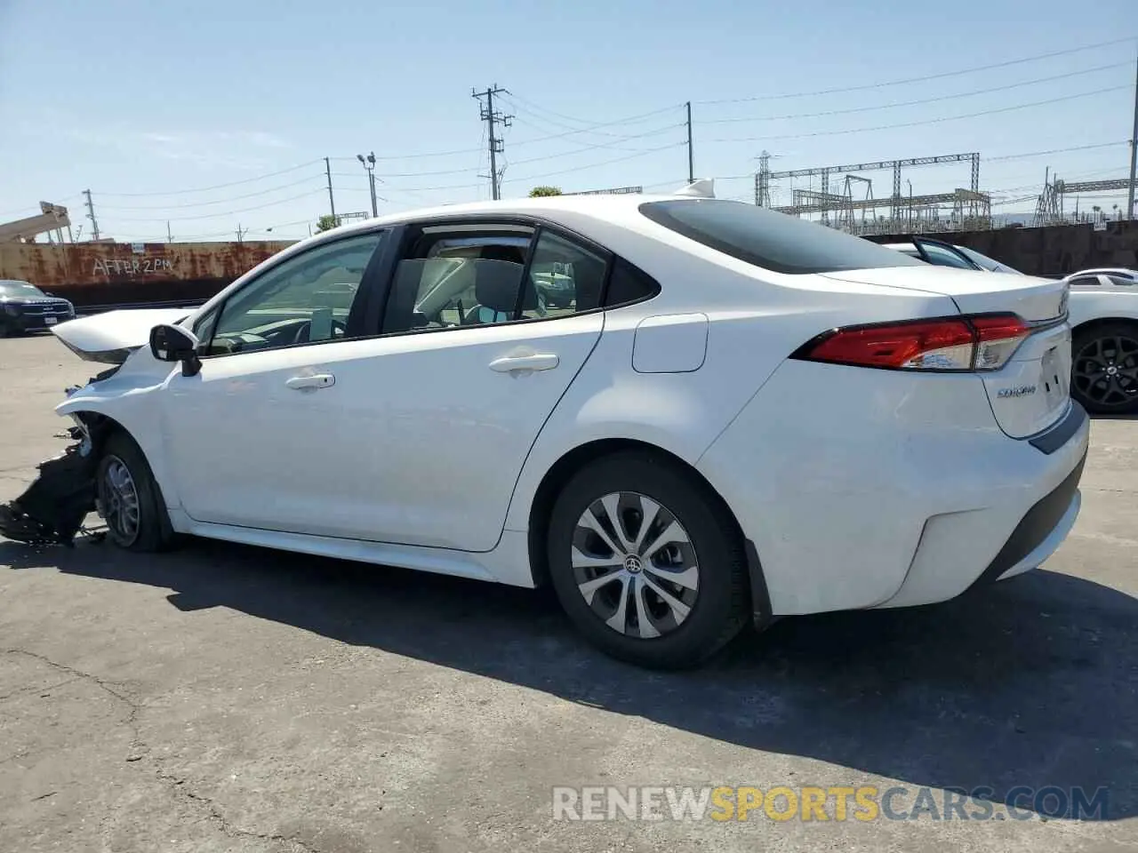 2 fotografías del automóvil dañado JTDEAMDE0NJ054691 TOYOTA COROLLA 2022