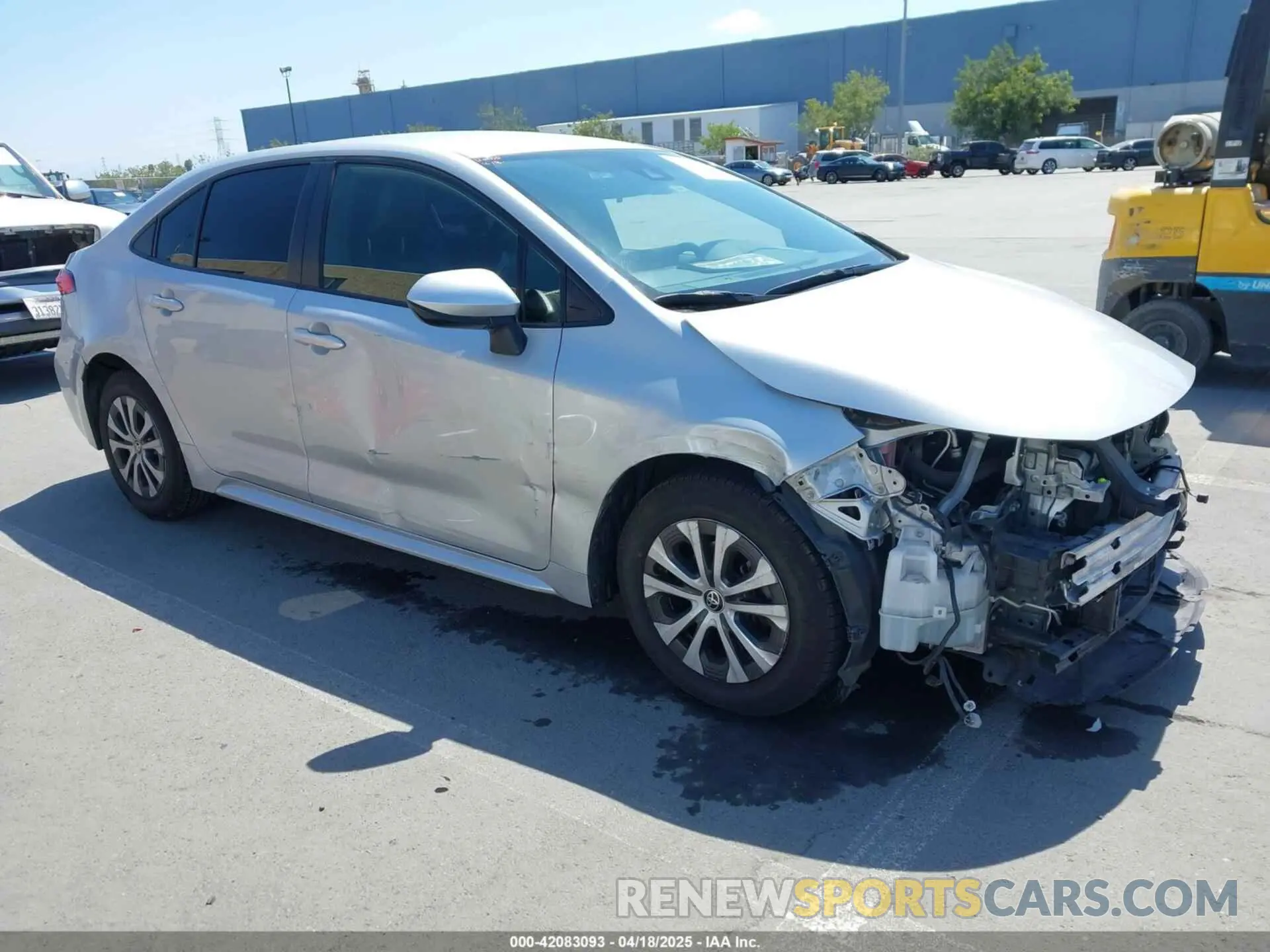 1 fotografías del automóvil dañado JTDEAMDE0NJ056831 TOYOTA COROLLA 2022