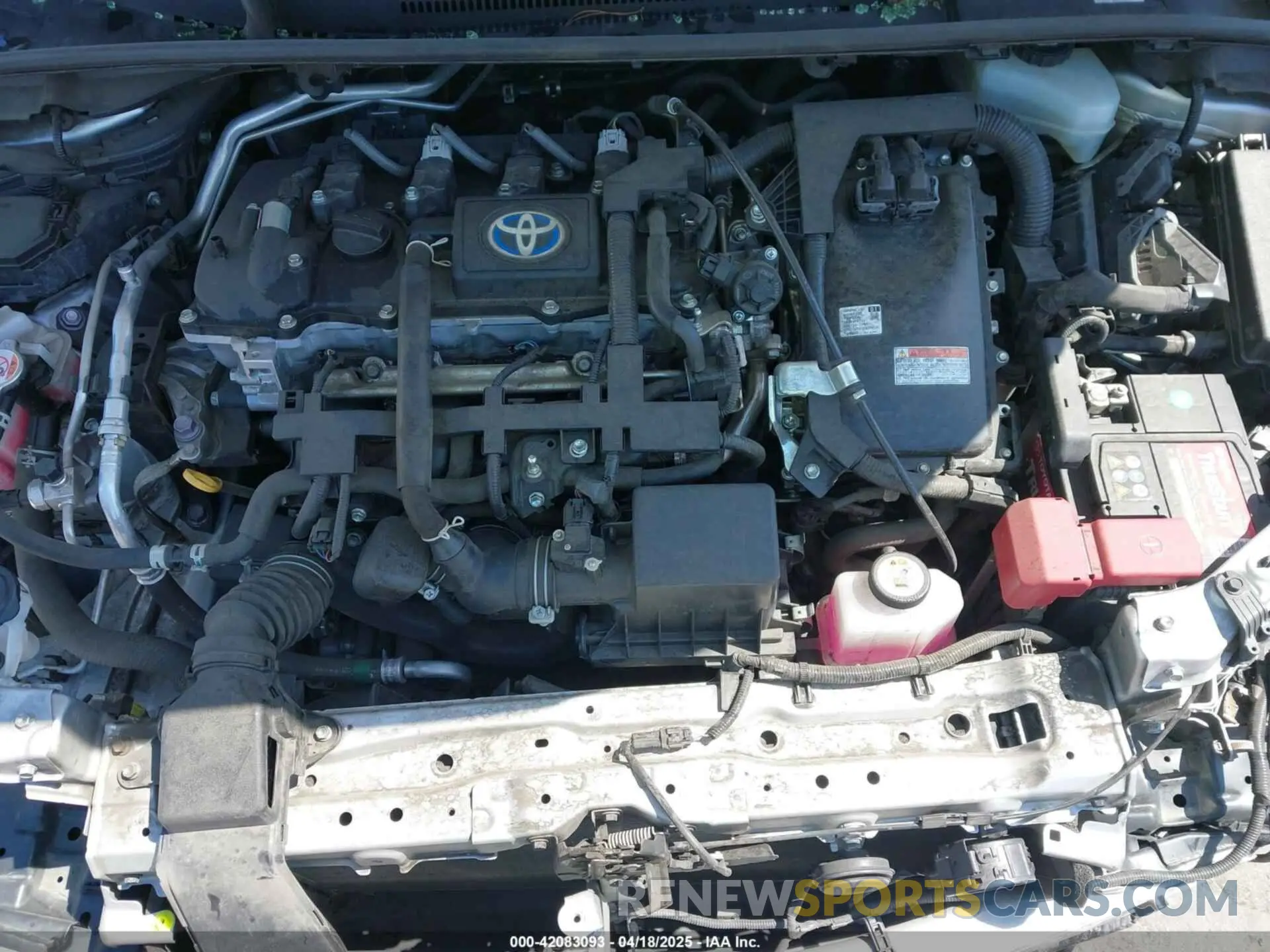 10 fotografías del automóvil dañado JTDEAMDE0NJ056831 TOYOTA COROLLA 2022