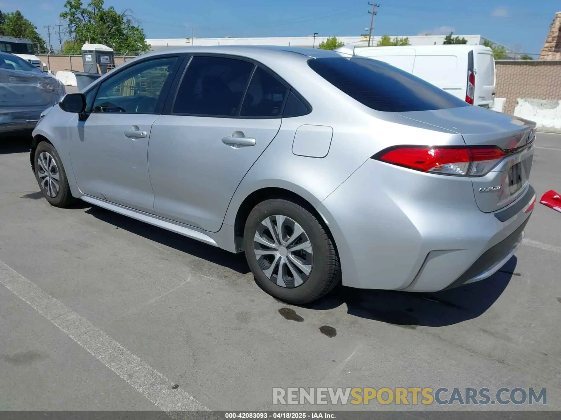 3 fotografías del automóvil dañado JTDEAMDE0NJ056831 TOYOTA COROLLA 2022