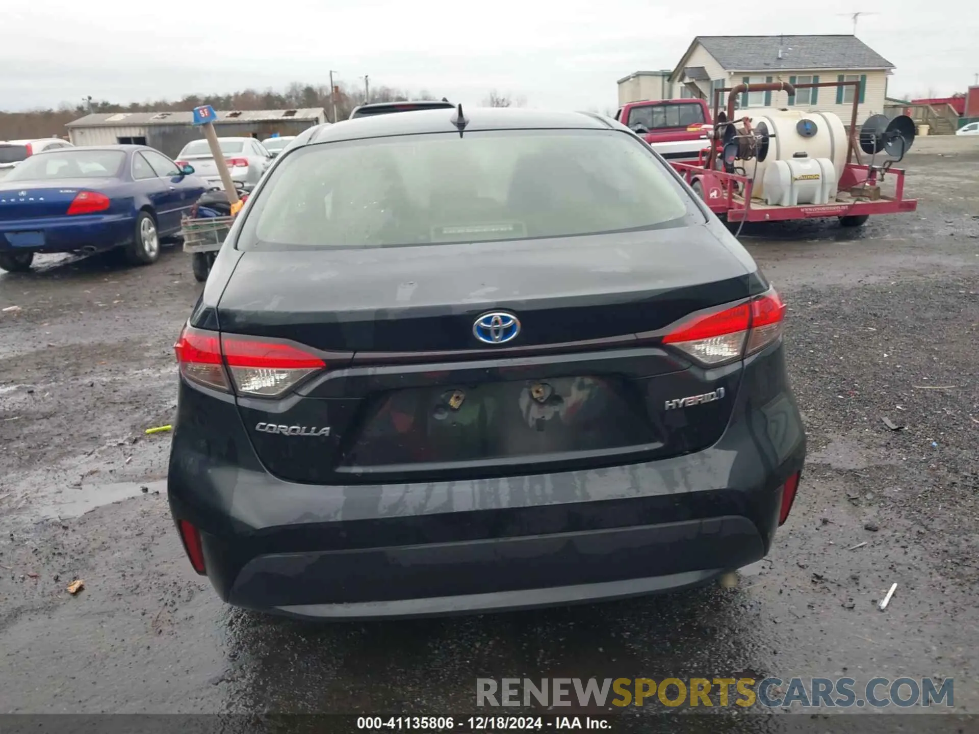 16 fotografías del automóvil dañado JTDEAMDE1NJ044316 TOYOTA COROLLA 2022