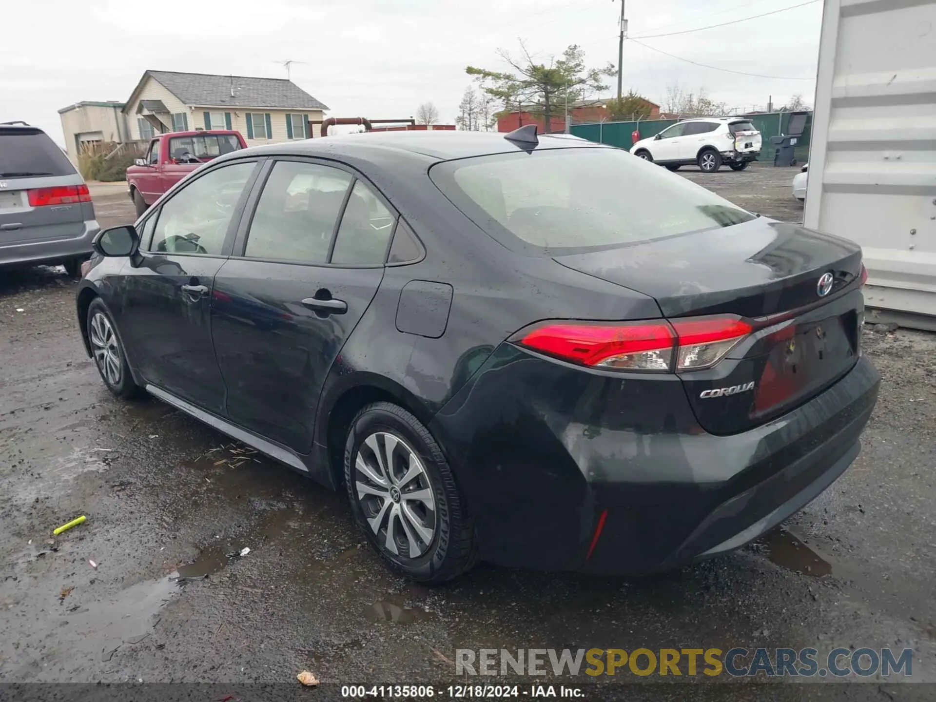 3 fotografías del automóvil dañado JTDEAMDE1NJ044316 TOYOTA COROLLA 2022