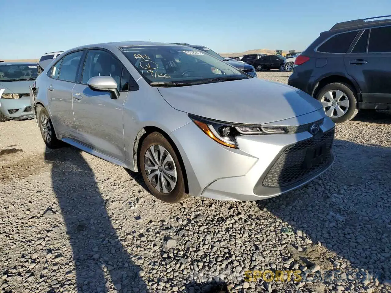 1 fotografías del automóvil dañado JTDEAMDE1NJ047538 TOYOTA COROLLA 2022