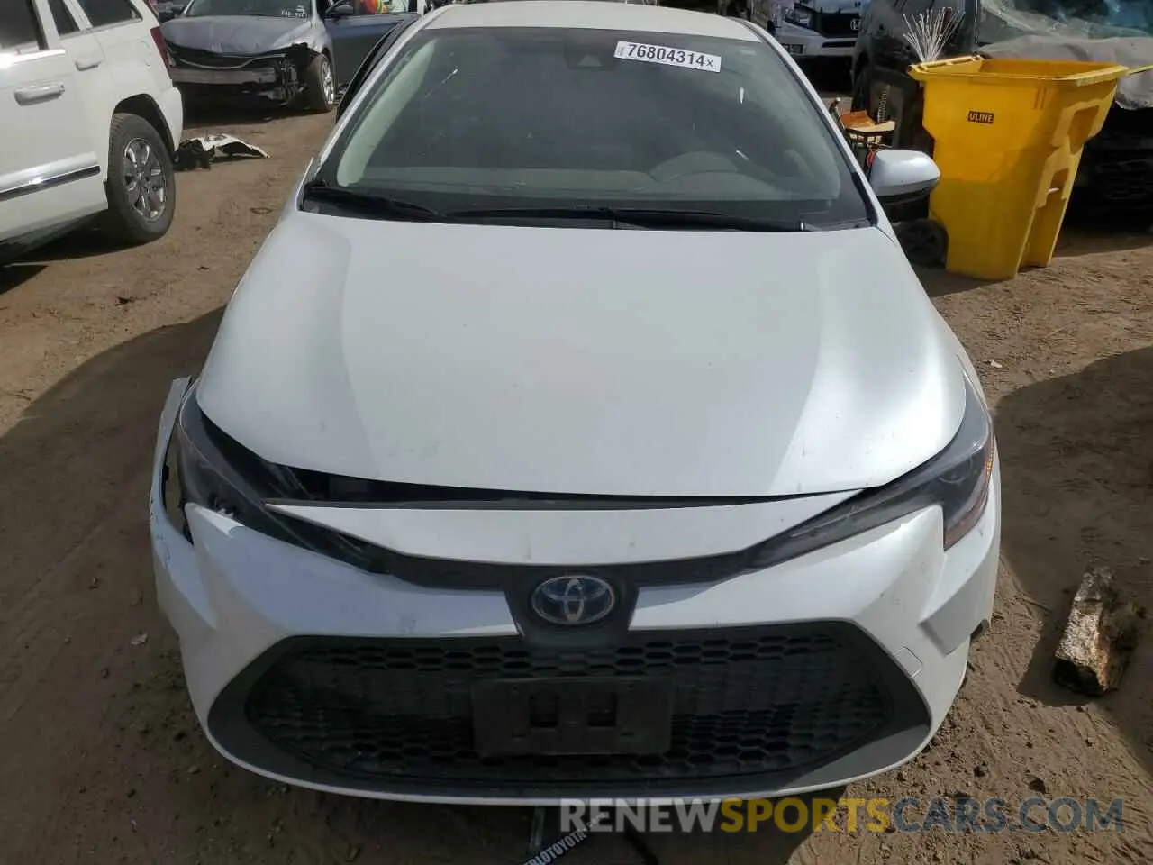 5 fotografías del automóvil dañado JTDEAMDE1NJ053985 TOYOTA COROLLA 2022
