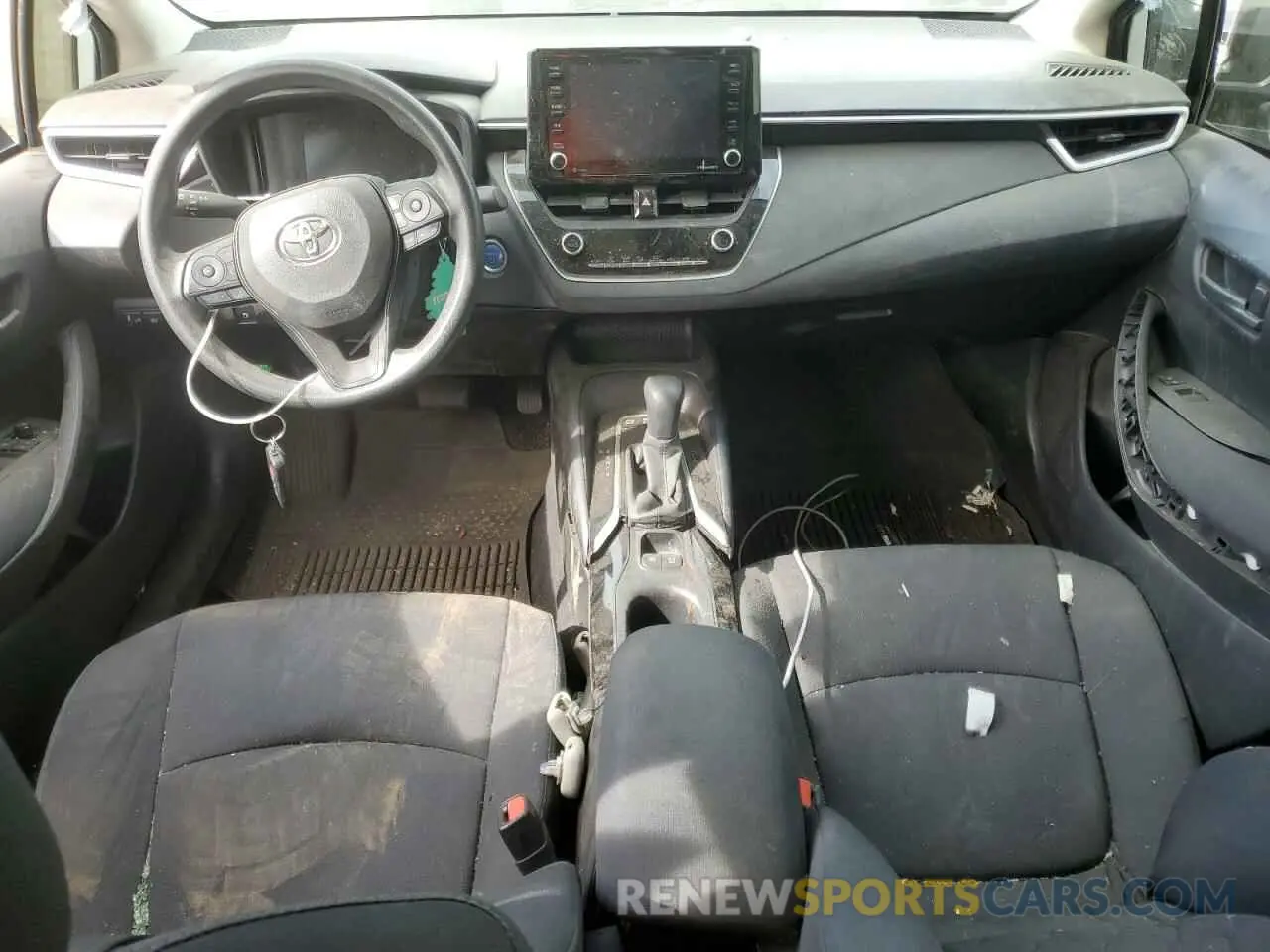 8 fotografías del automóvil dañado JTDEAMDE1NJ053985 TOYOTA COROLLA 2022