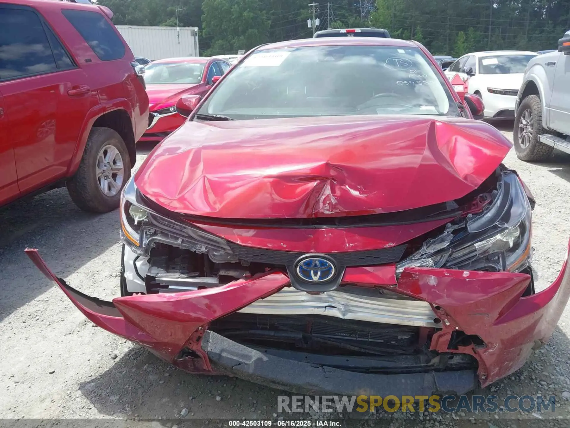 12 fotografías del automóvil dañado JTDEAMDE1NJ054585 TOYOTA COROLLA 2022