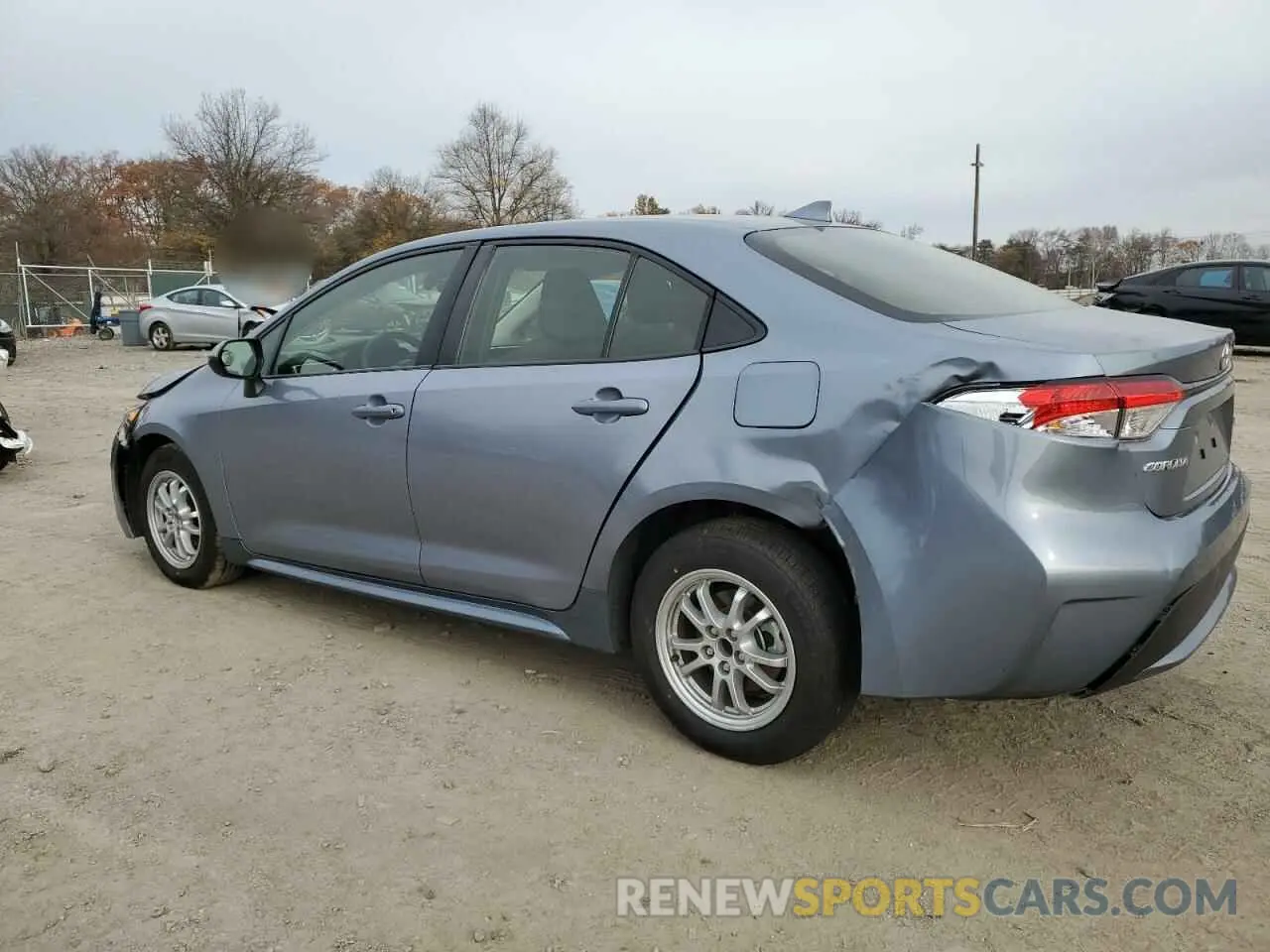 2 fotografías del automóvil dañado JTDEAMDE1NJ055204 TOYOTA COROLLA 2022