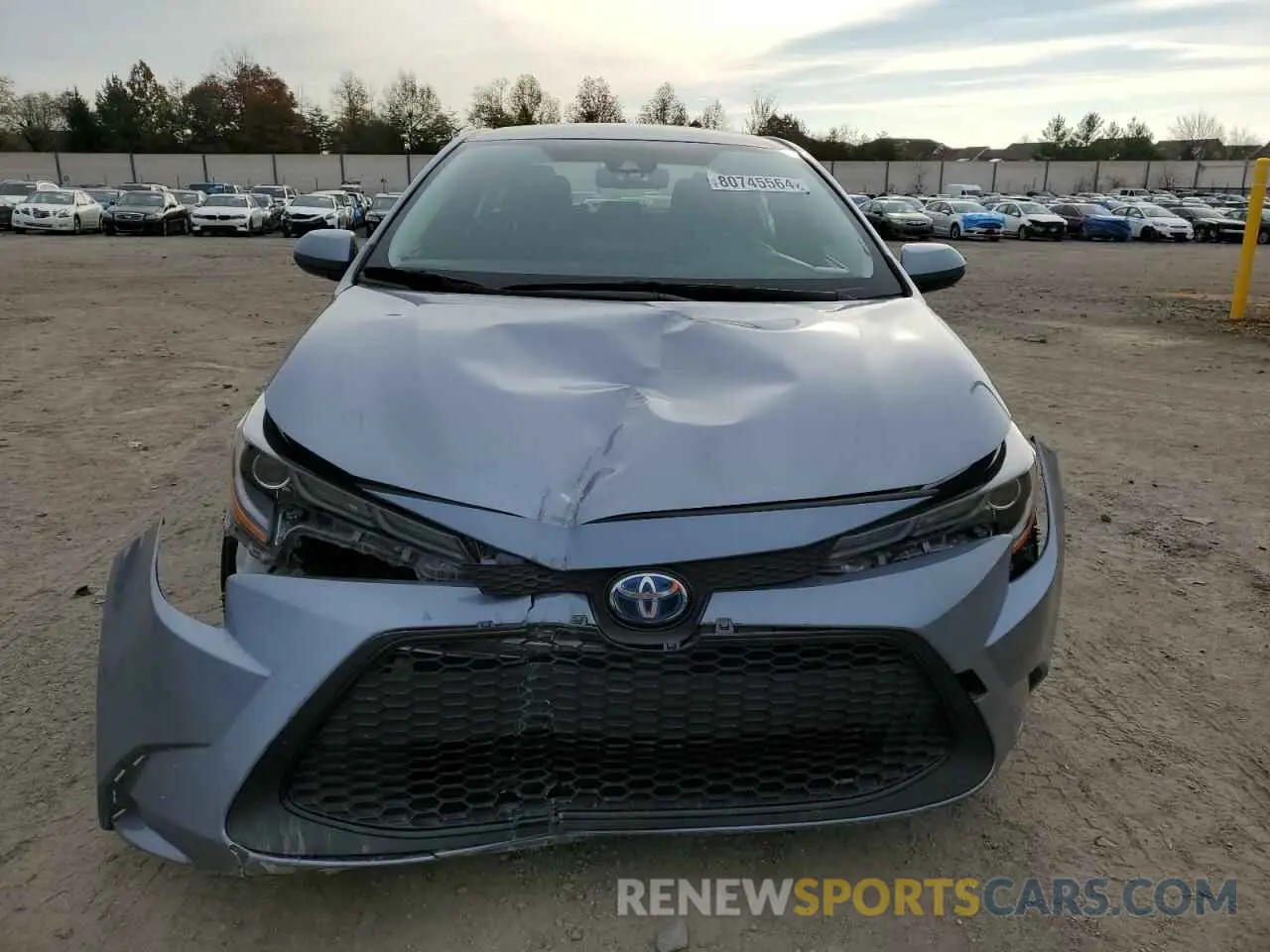 5 fotografías del automóvil dañado JTDEAMDE1NJ055204 TOYOTA COROLLA 2022